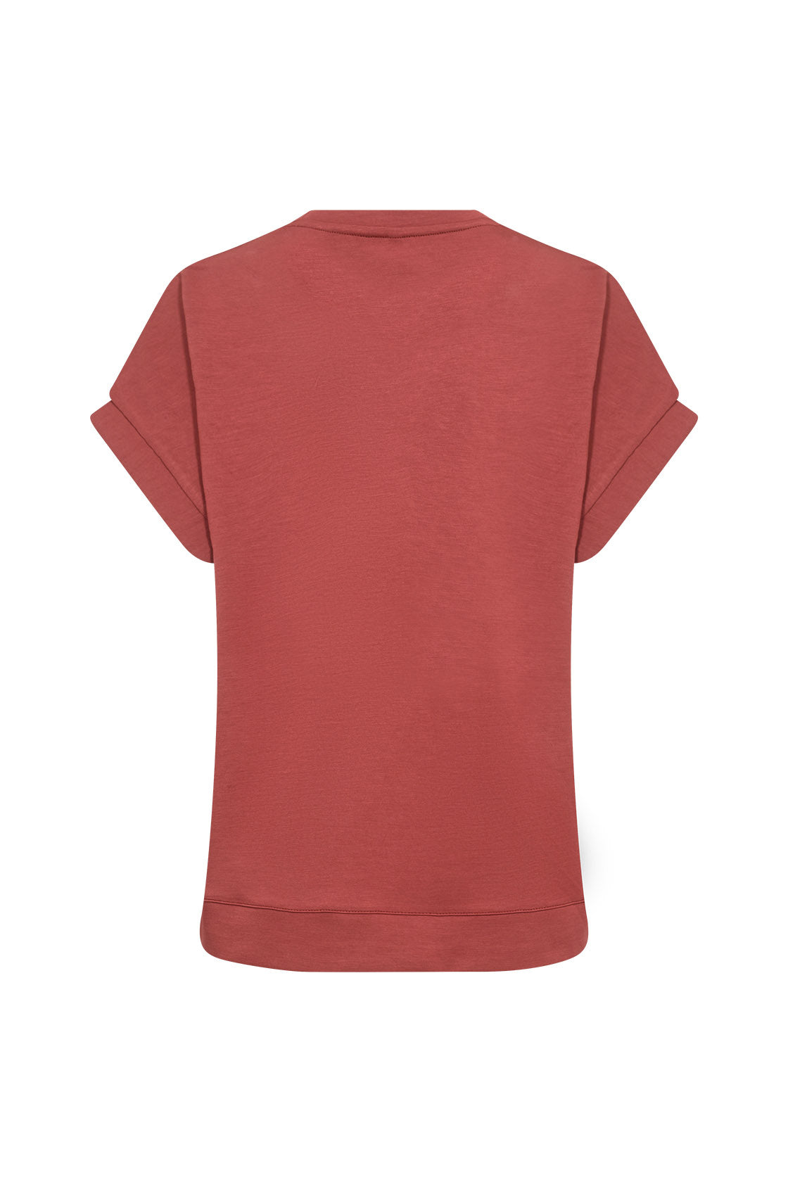 Soya Concept Banu Short Sleeve T-Shirt - Mineral Red
