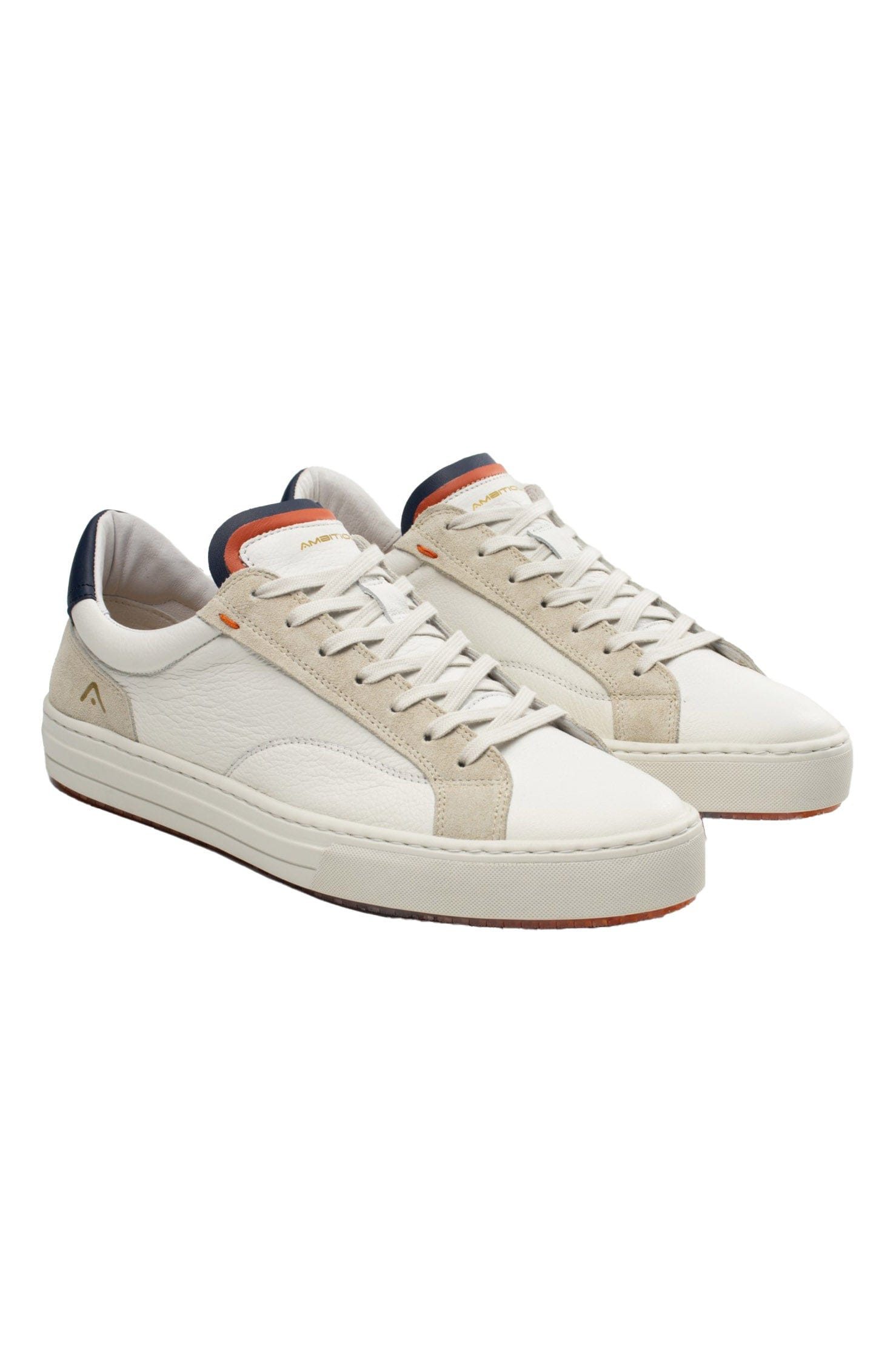 Ambitious Anopolis Lace Up Sneakers - White/Navy