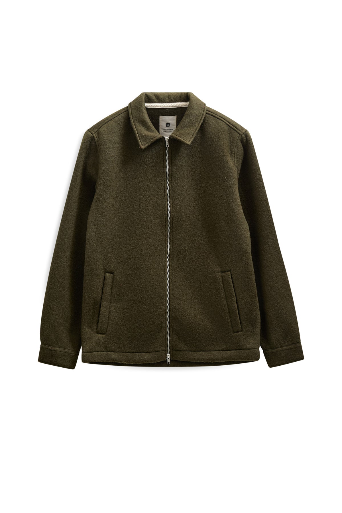 Anerkjendt Hanky Boiled Wool Jacket - Forest Night