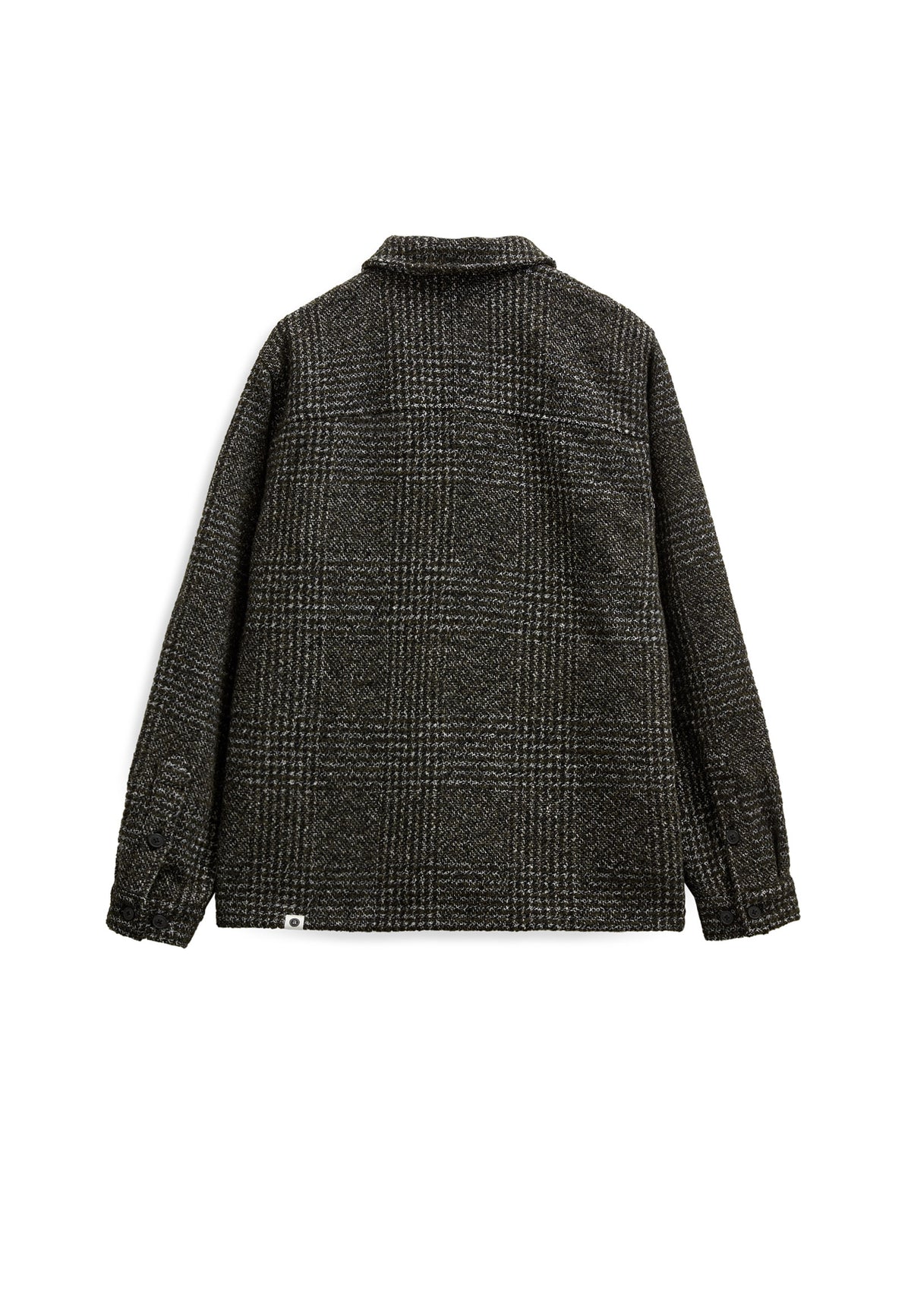 Anerkjendt Hanky Wool Check Jacket - Forest Night