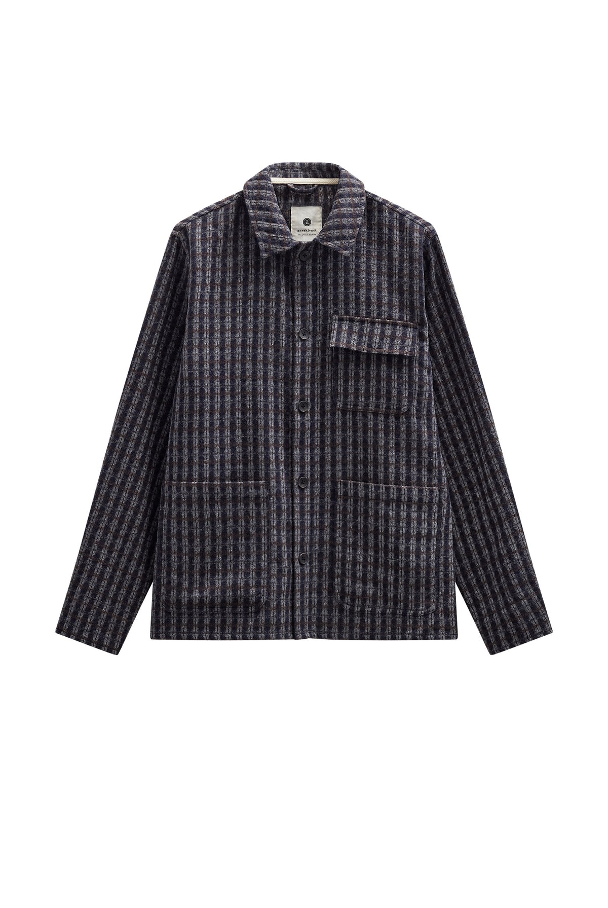 Anerkjendt Odin Wool Overshirt - Magnet