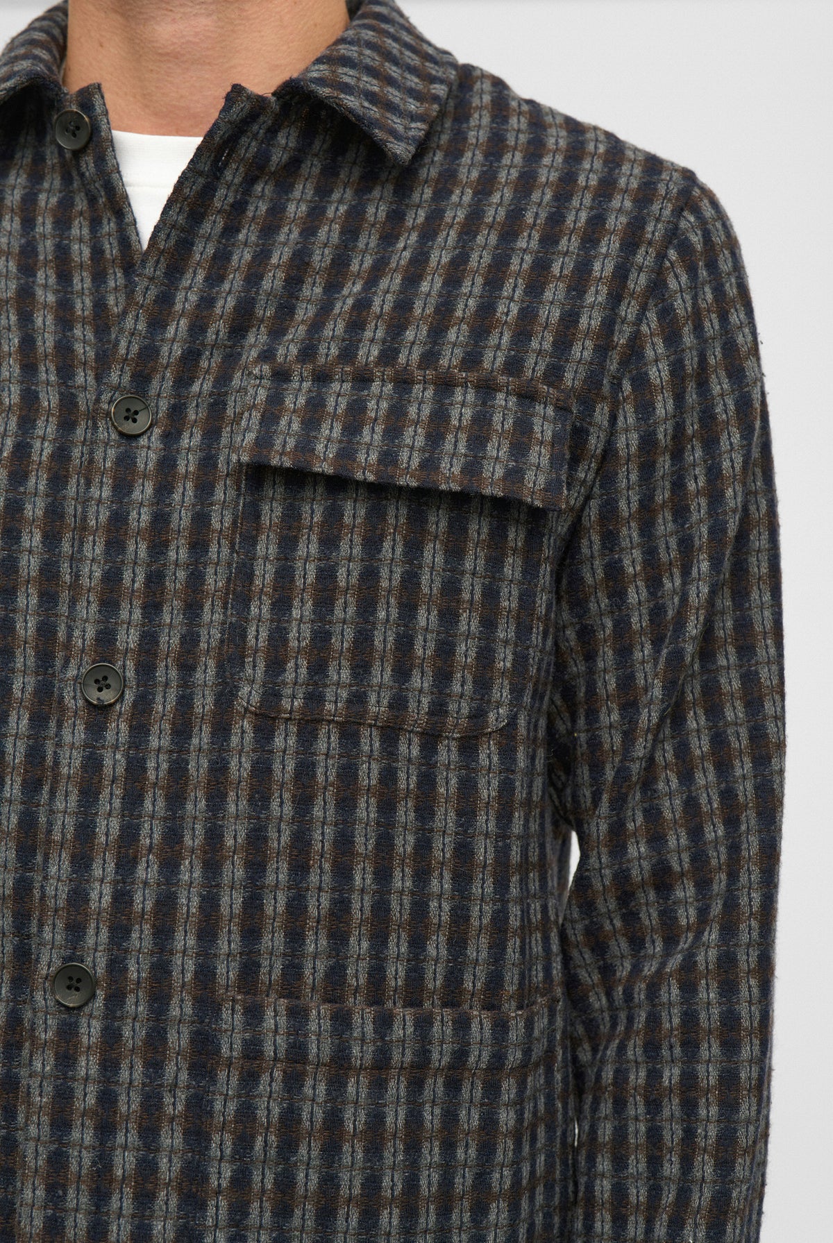 Anerkjendt Odin Wool Overshirt - Magnet