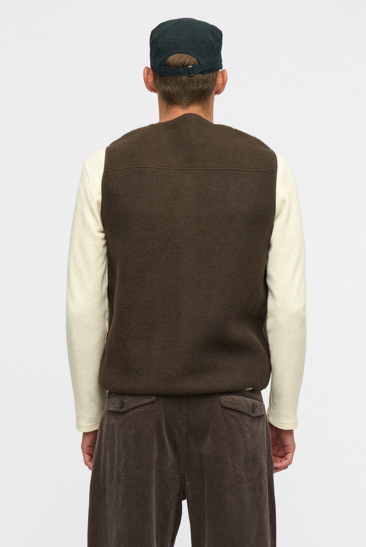 Anerkjendt Ramsus Boiled Wool Gilet - Delicioso