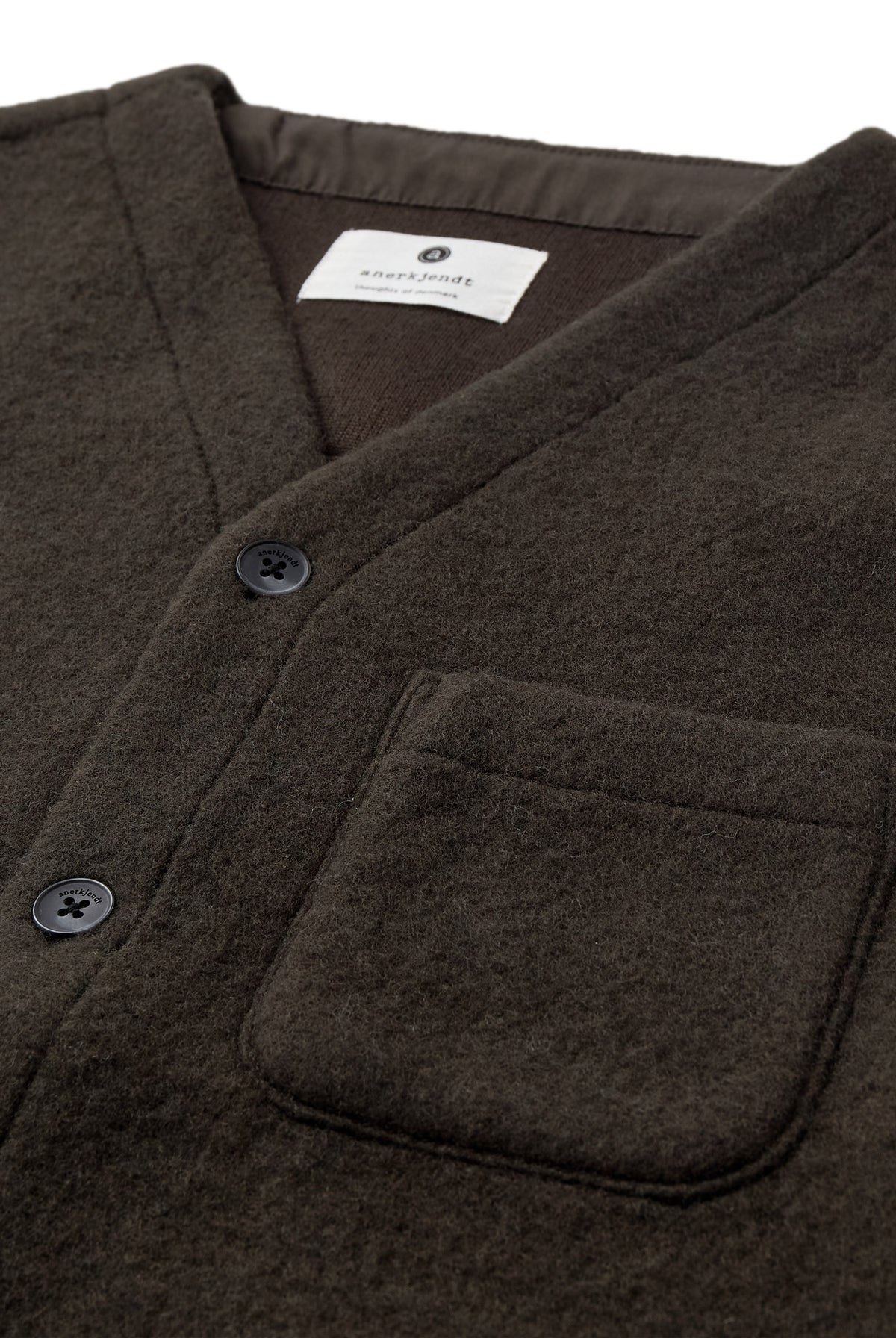 Anerkjendt Ramsus Boiled Wool Gilet - Delicioso