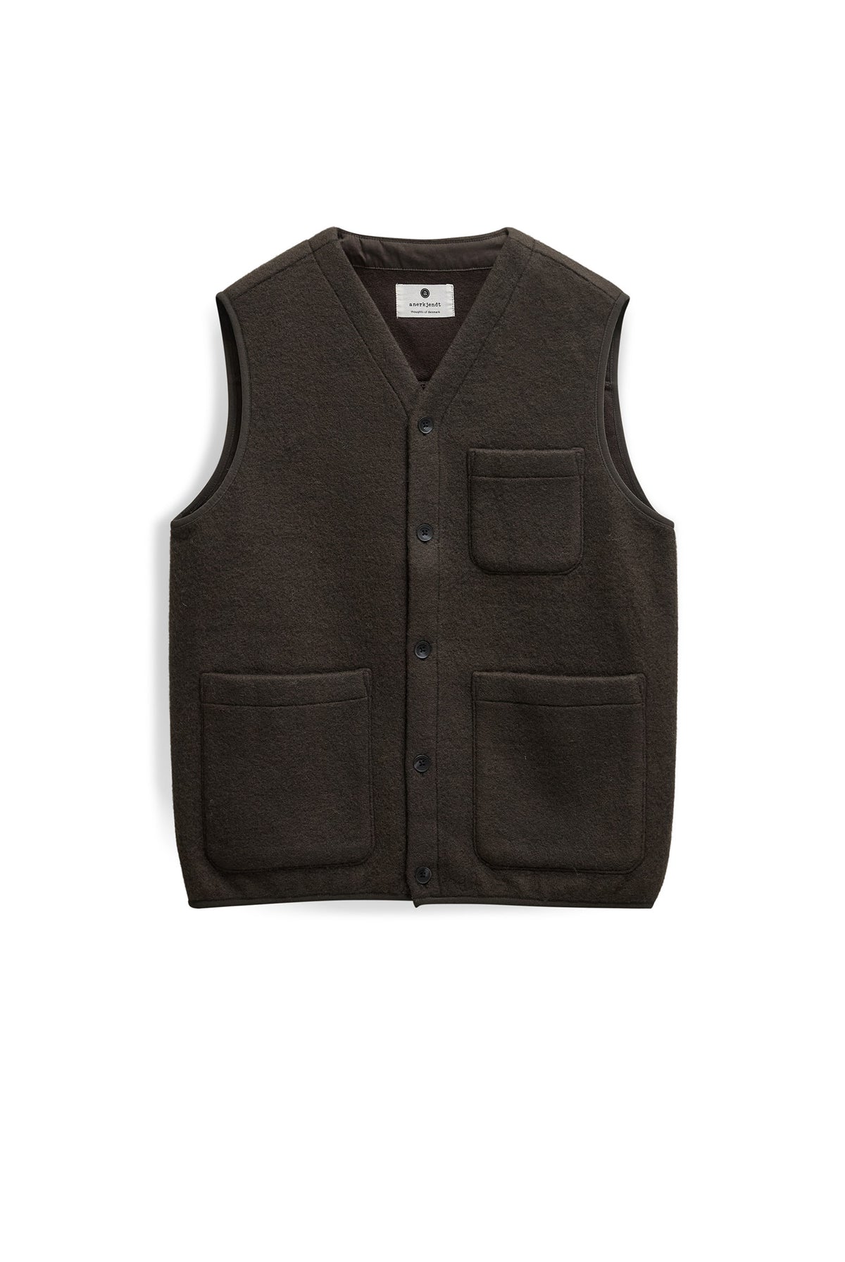 Anerkjendt Ramsus Boiled Wool Gilet - Delicioso