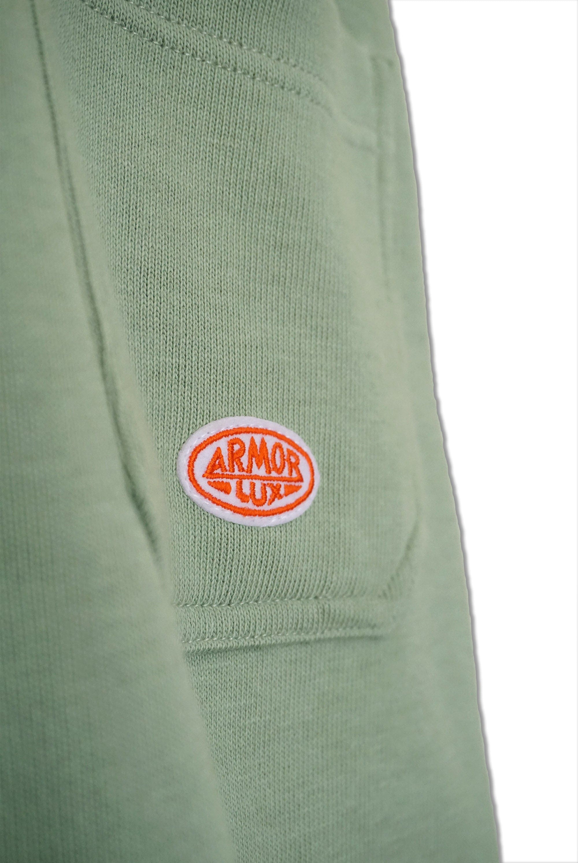 Armor Lux Camionneur Quarter Zip Sweatshirt - Shadow