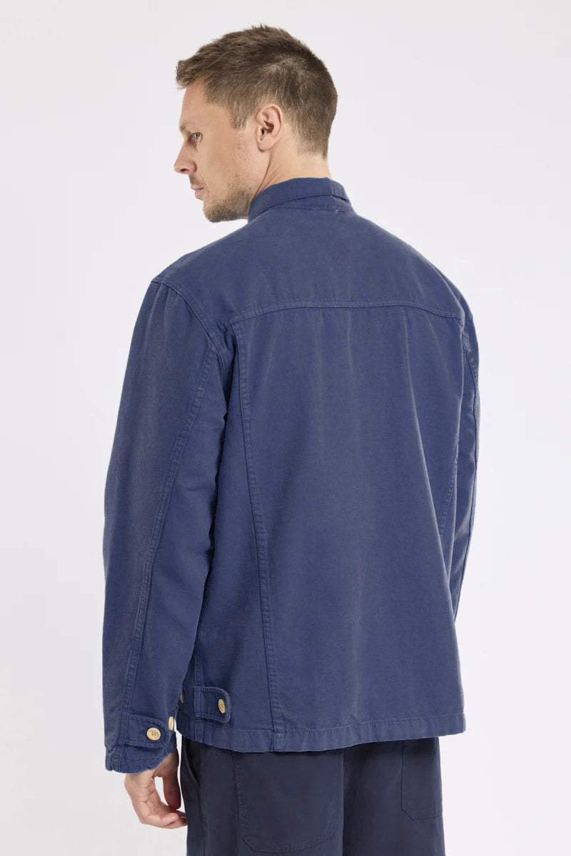 Armor Lux Fisherman Cotton Canvas Jacket - Marine Deep