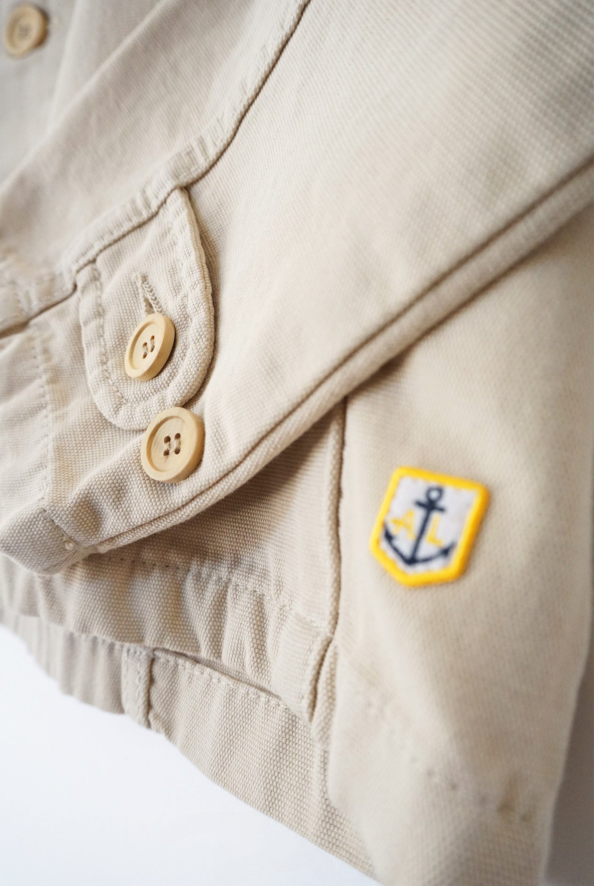 Armor Lux Fisherman Cotton Canvas Jacket - Oyster