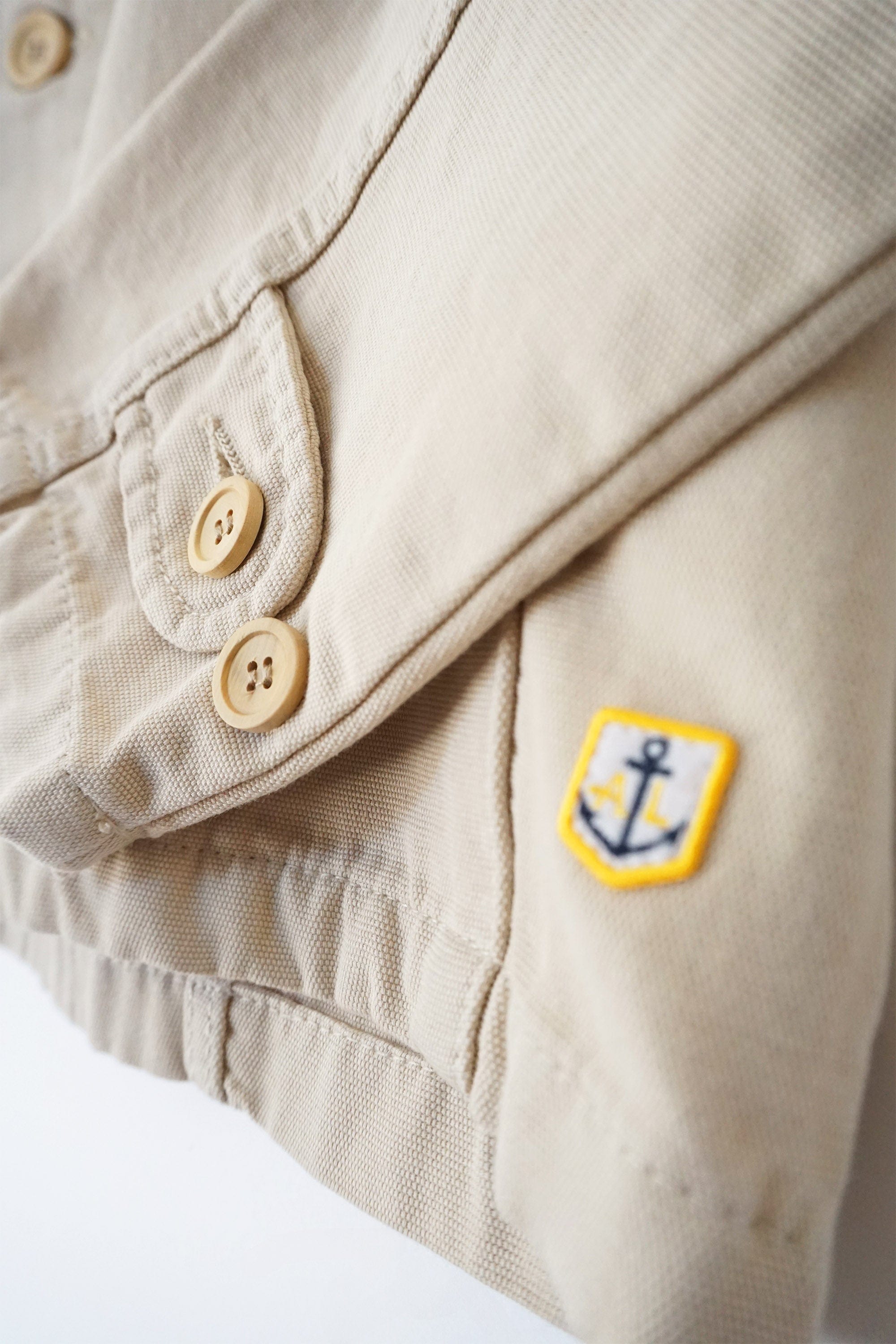 Armor Lux Fisherman Cotton Canvas Jacket - Oyster