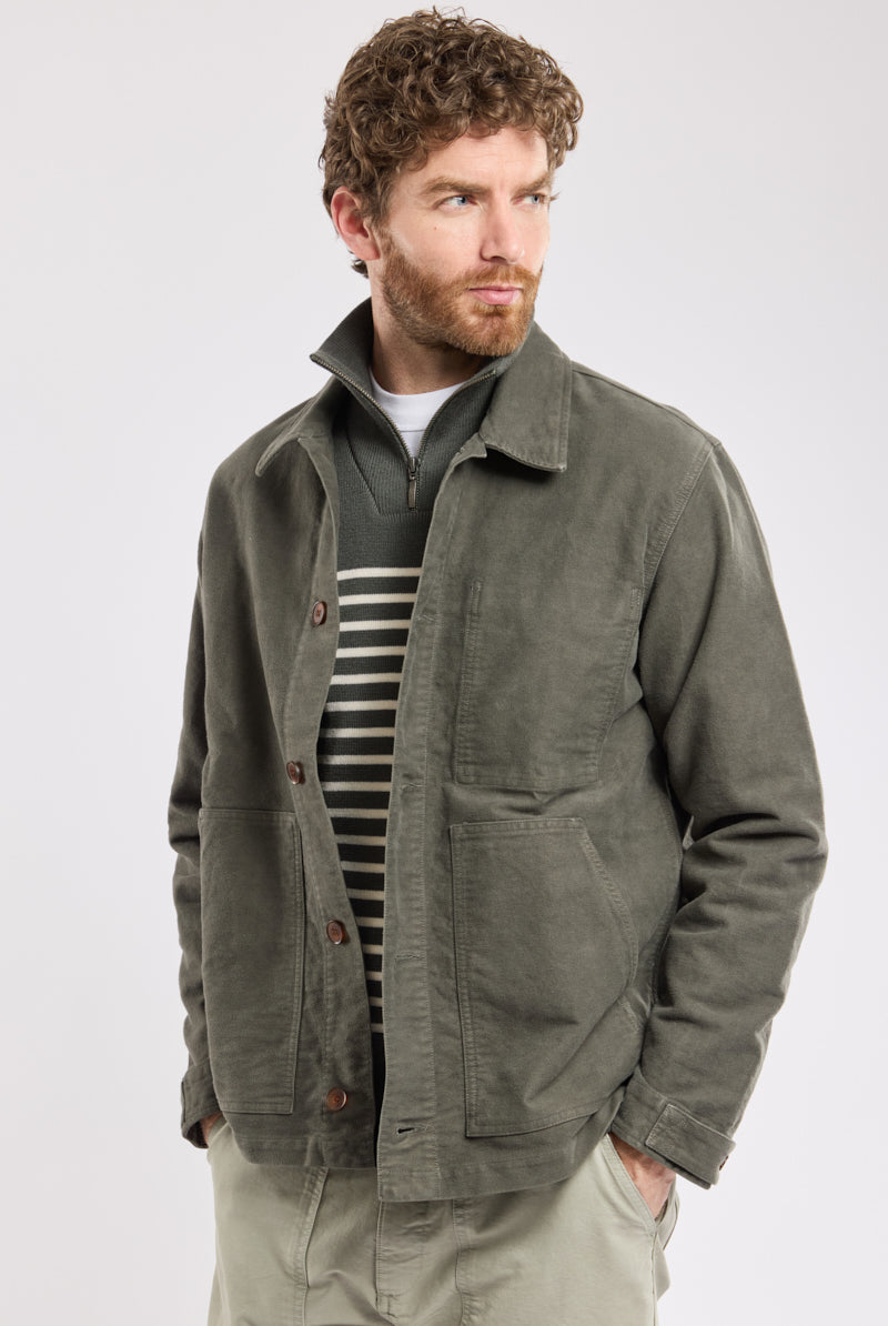 Armor Lux Fisherman's Cotton Canvas Jacket - Chimera