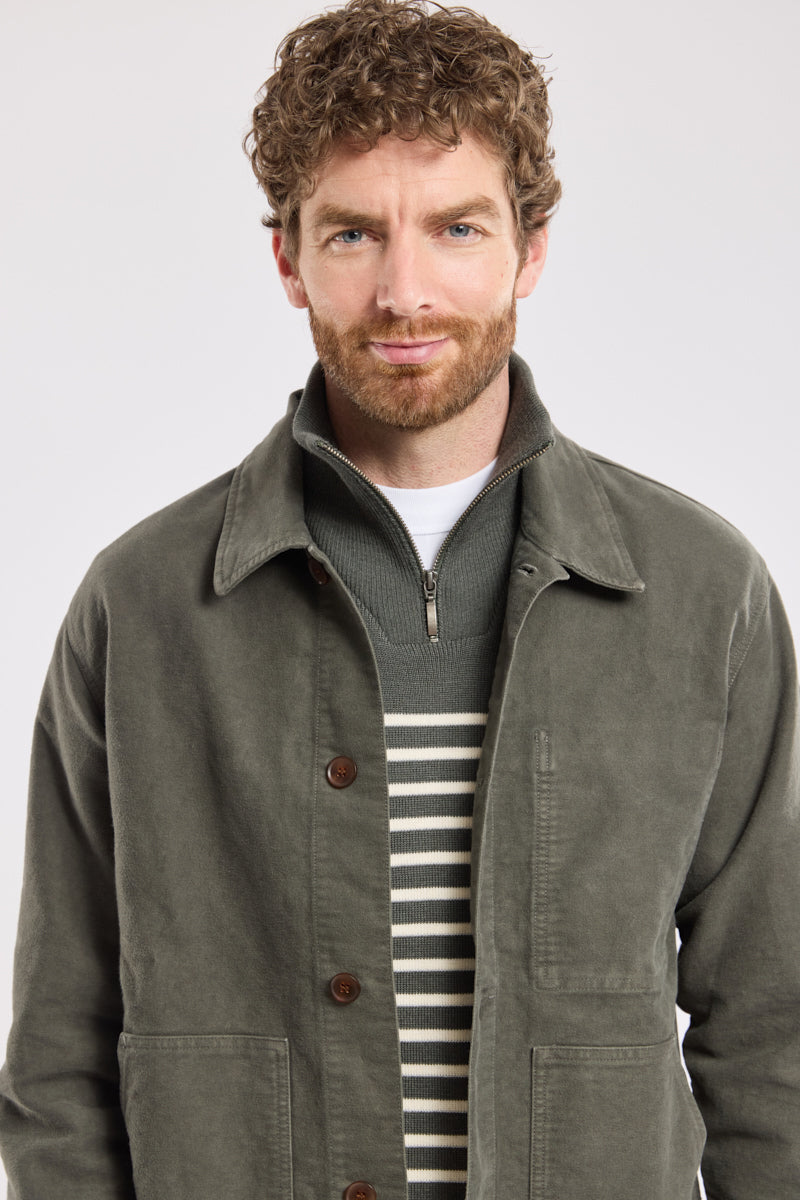 Armor Lux Fisherman's Cotton Canvas Jacket - Chimera