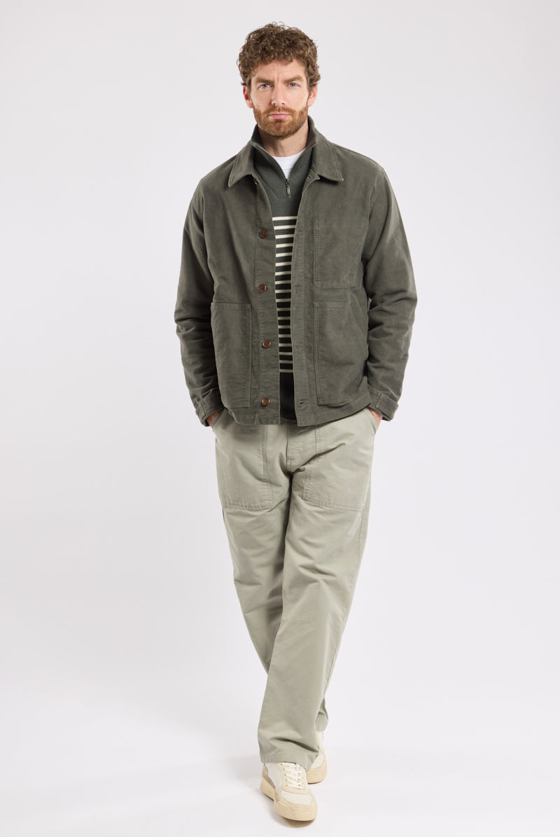 Armor Lux Fisherman's Cotton Canvas Jacket - Chimera