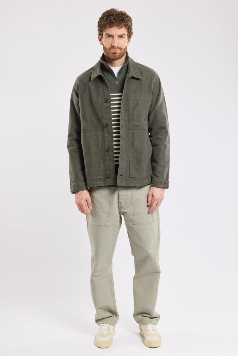 Armor Lux Fisherman's Cotton Canvas Jacket - Chimera