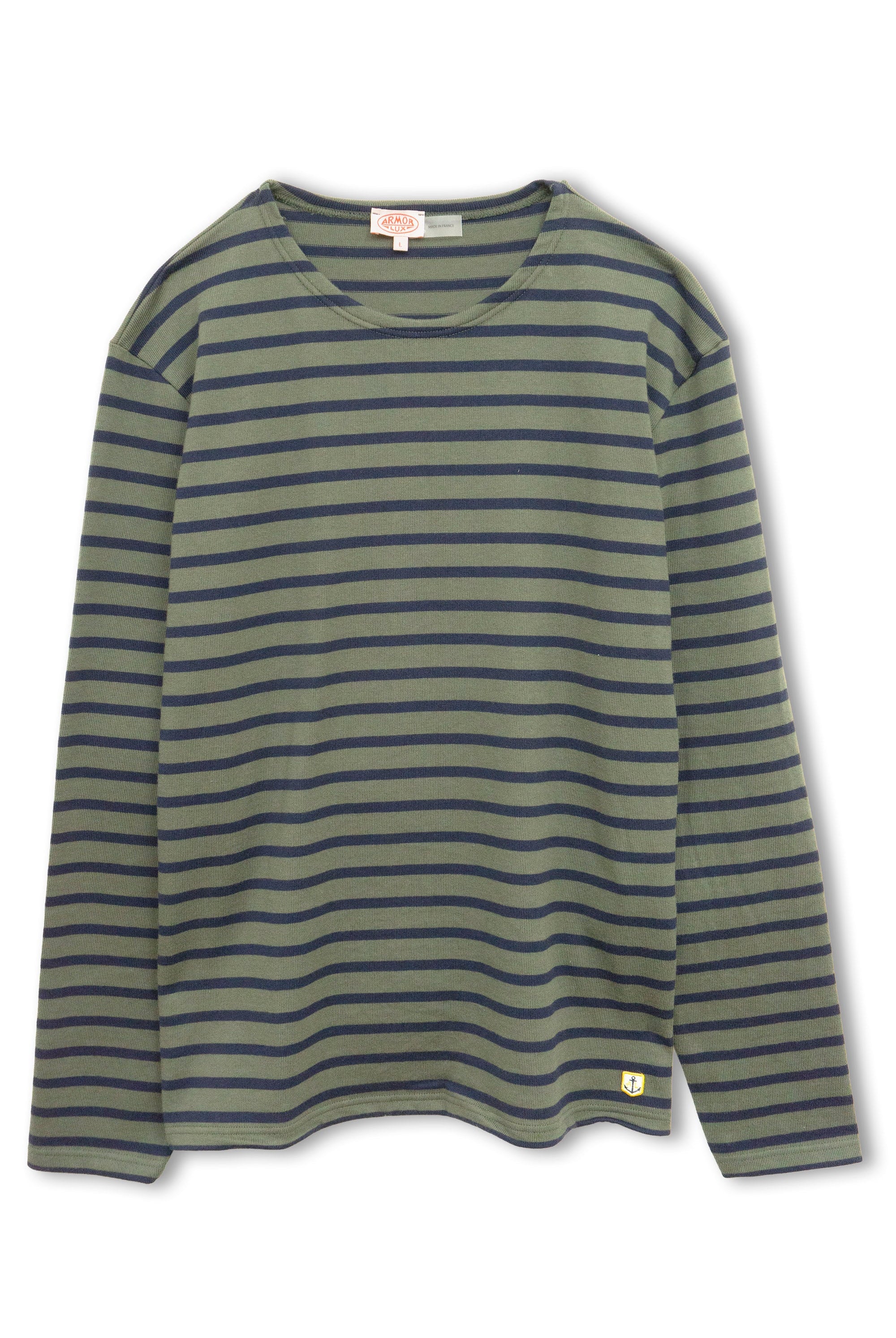 Armor Lux Heritage Breton Striped Top - Chimera/Marine Deep