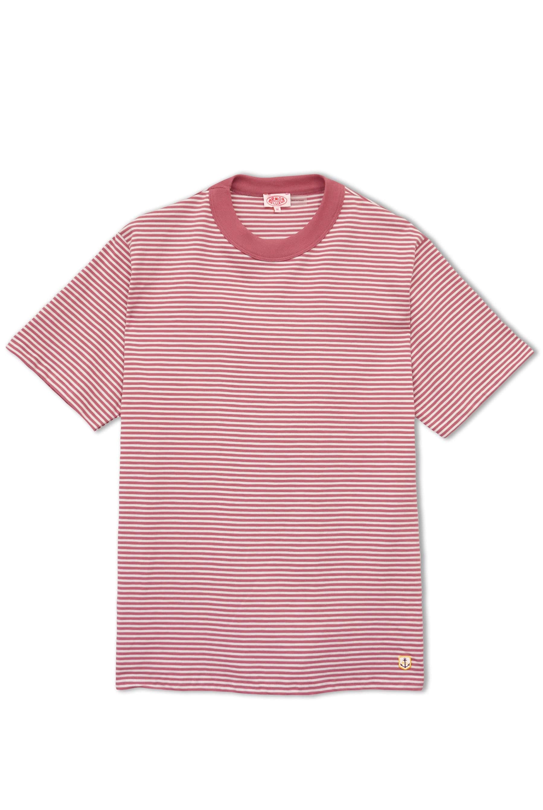 Armor Lux Heritage Stripe T-Shirt - Malaga/Milk