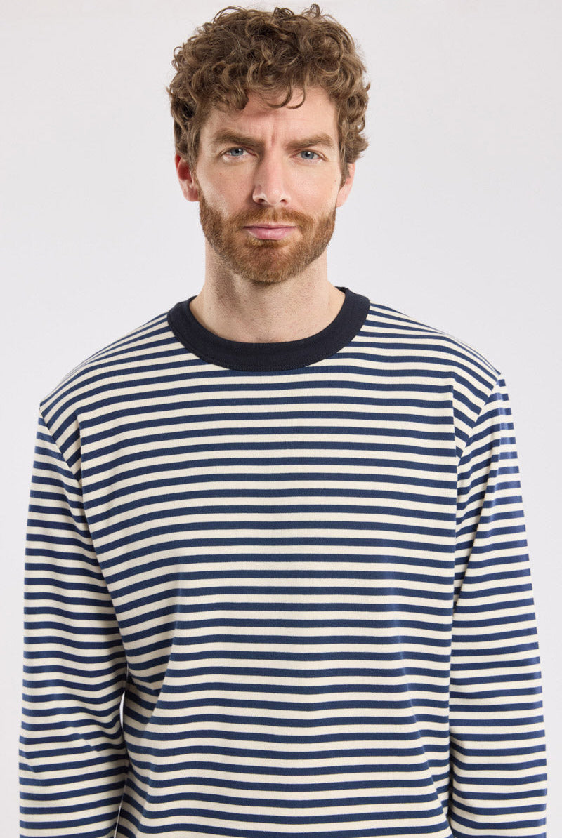 Armor Lux Heritage Striped Top - Chimera/Marine Deep