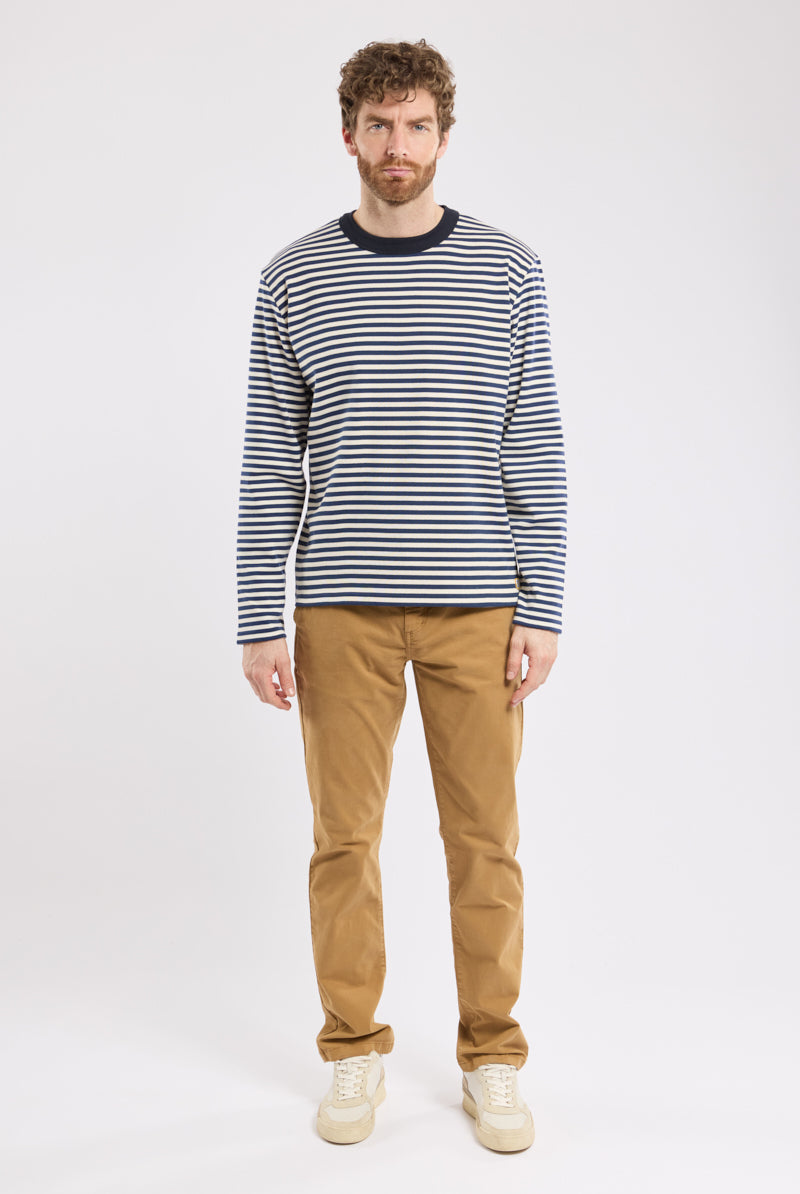 Armor Lux Heritage Striped Top - Chimera/Marine Deep