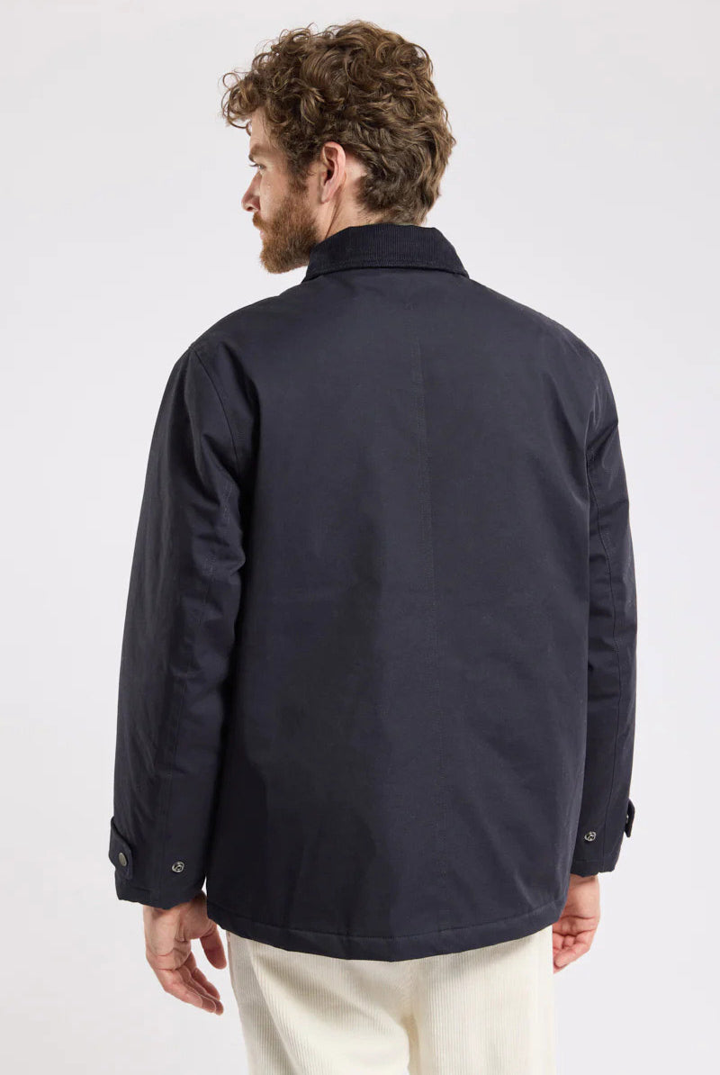 Armor Lux Water Repellent Quilted Jacket - Rich Navy