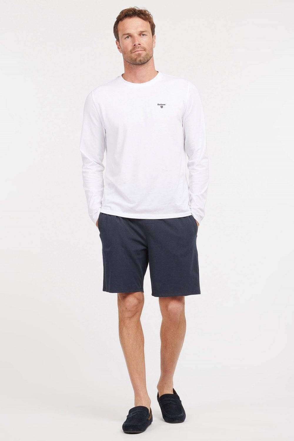 Barbour Abbott Jersey Shorts - Navy