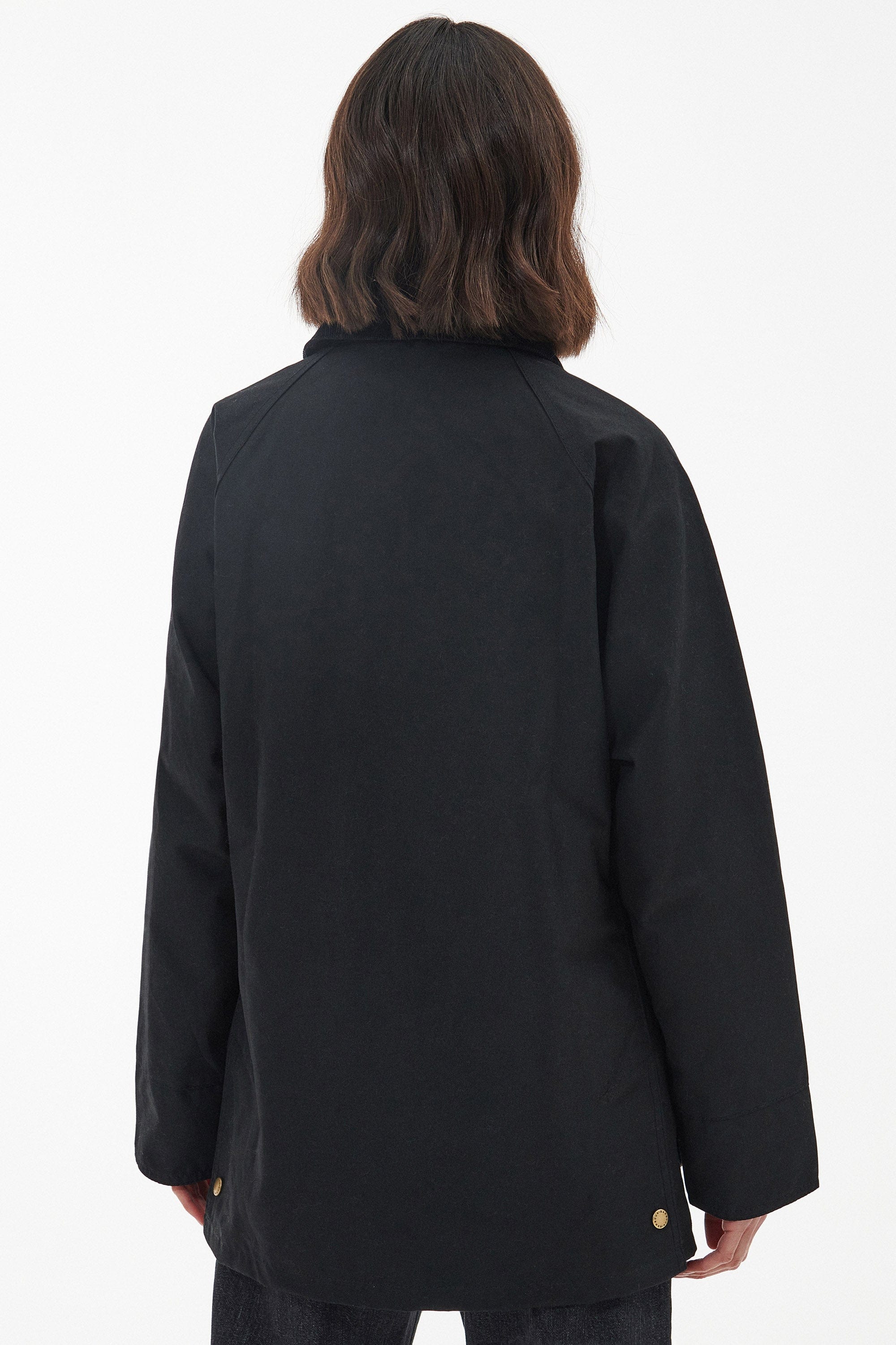 Barbour Acorn Wax Jacket - Black/Classic