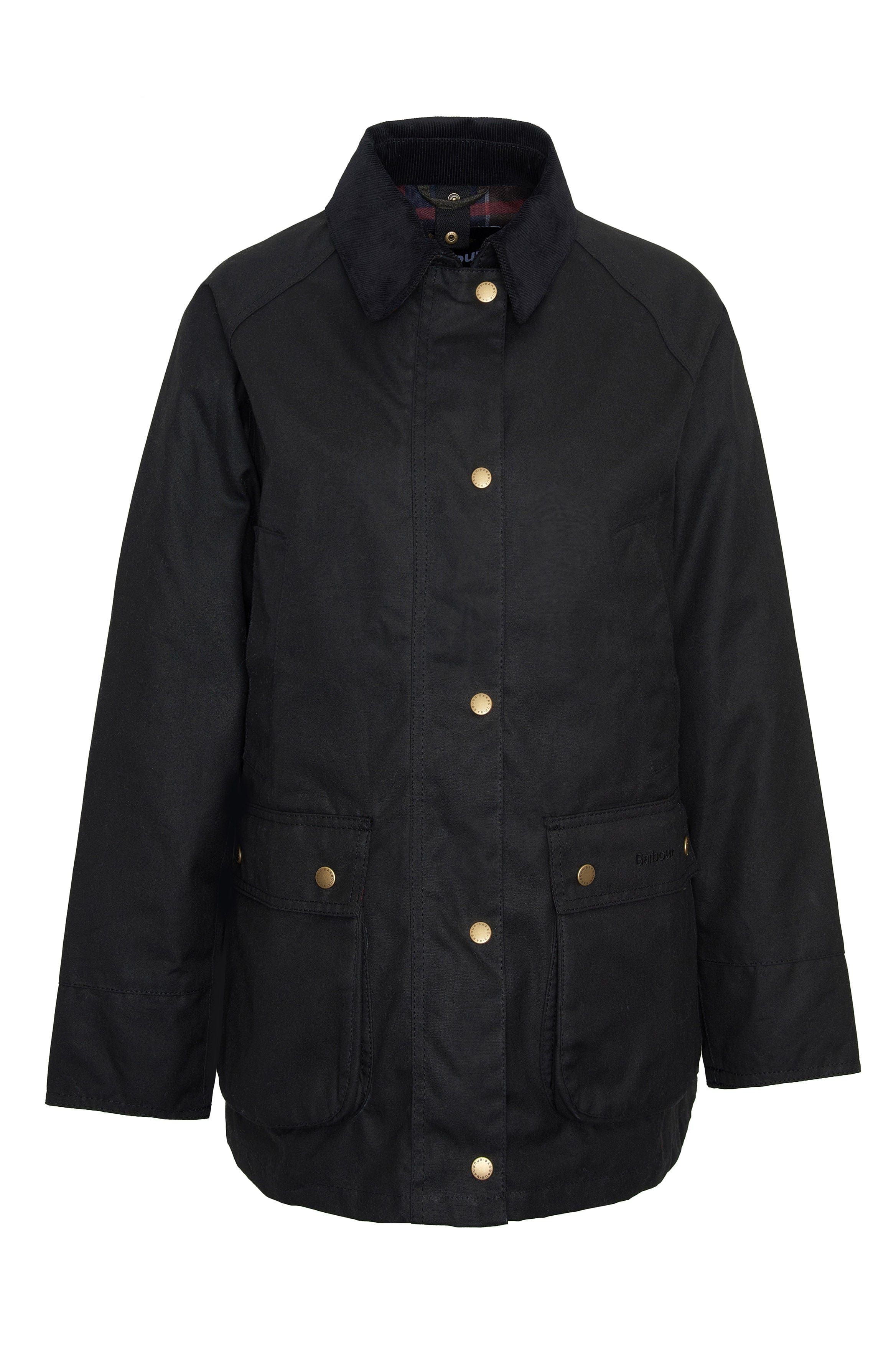 Barbour Acorn Wax Jacket - Black/Classic
