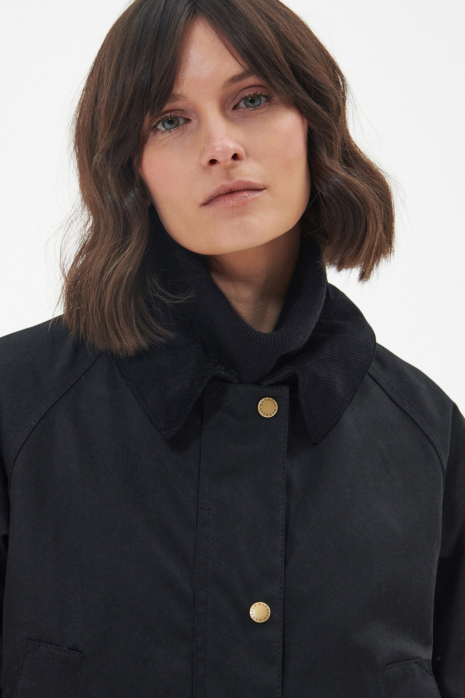 Barbour Acorn Wax Jacket - Black/Classic