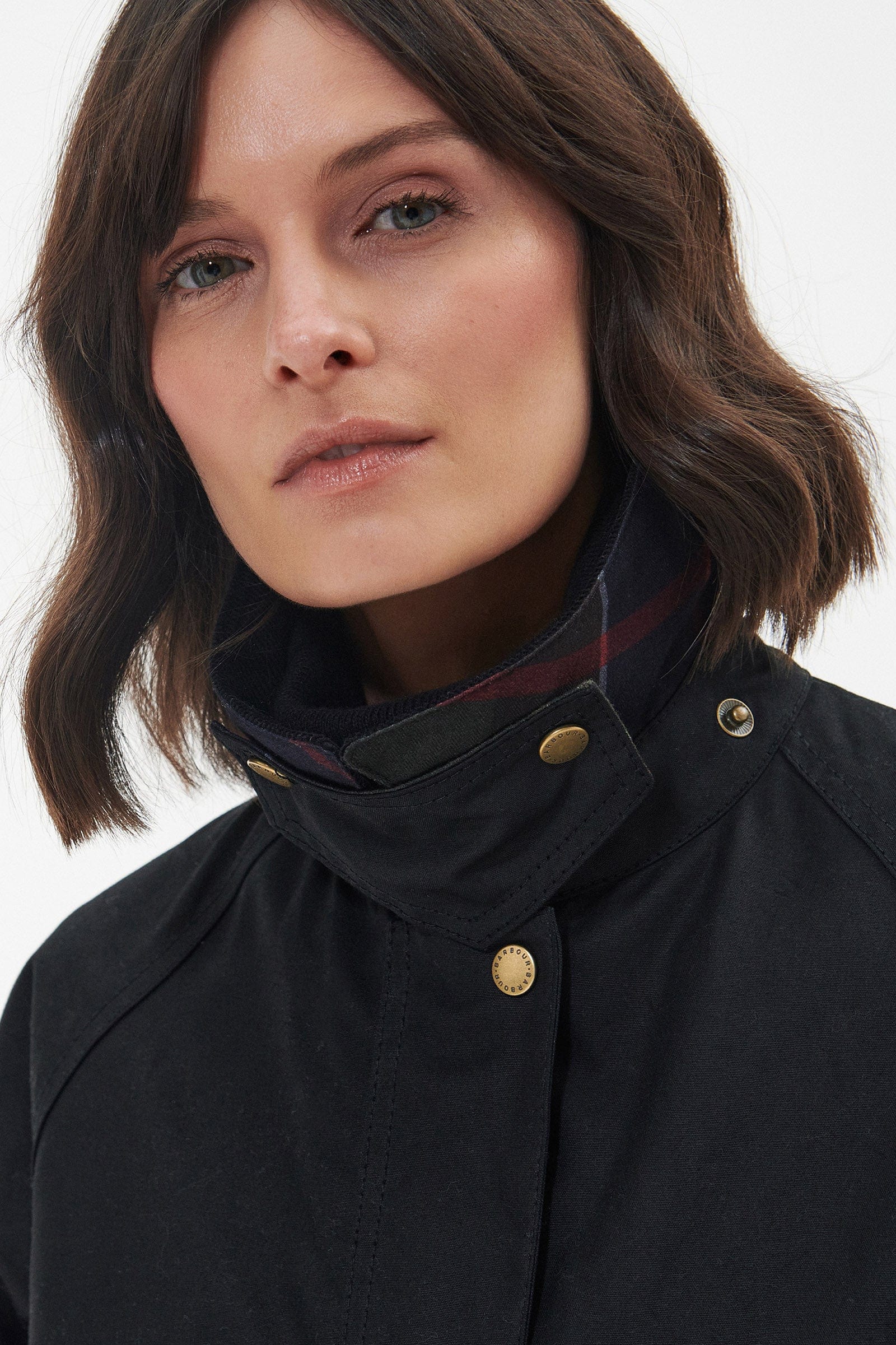 Barbour Acorn Wax Jacket - Black/Classic