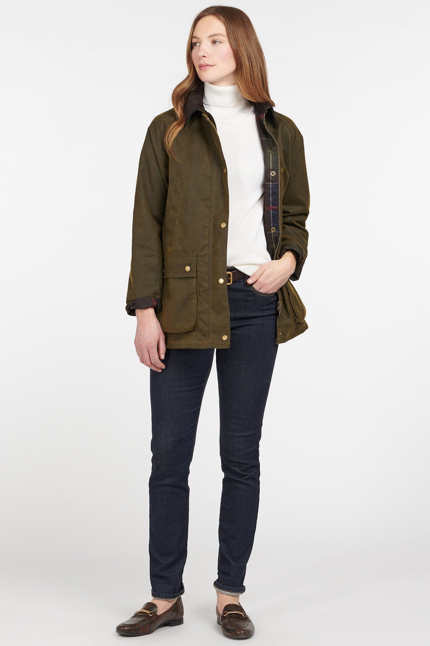 Barbour Acorn Wax Jacket - Olive
