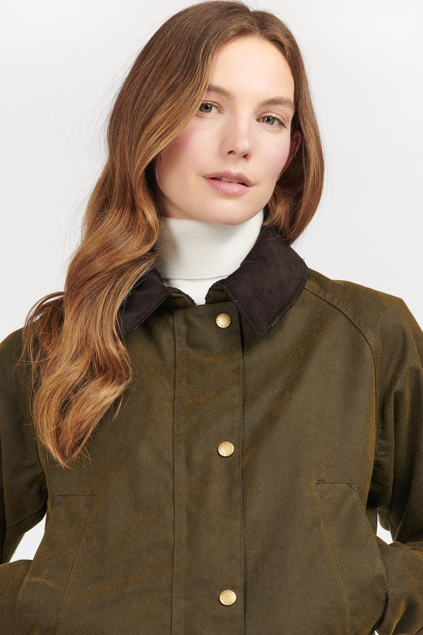 Barbour Acorn Wax Jacket - Olive