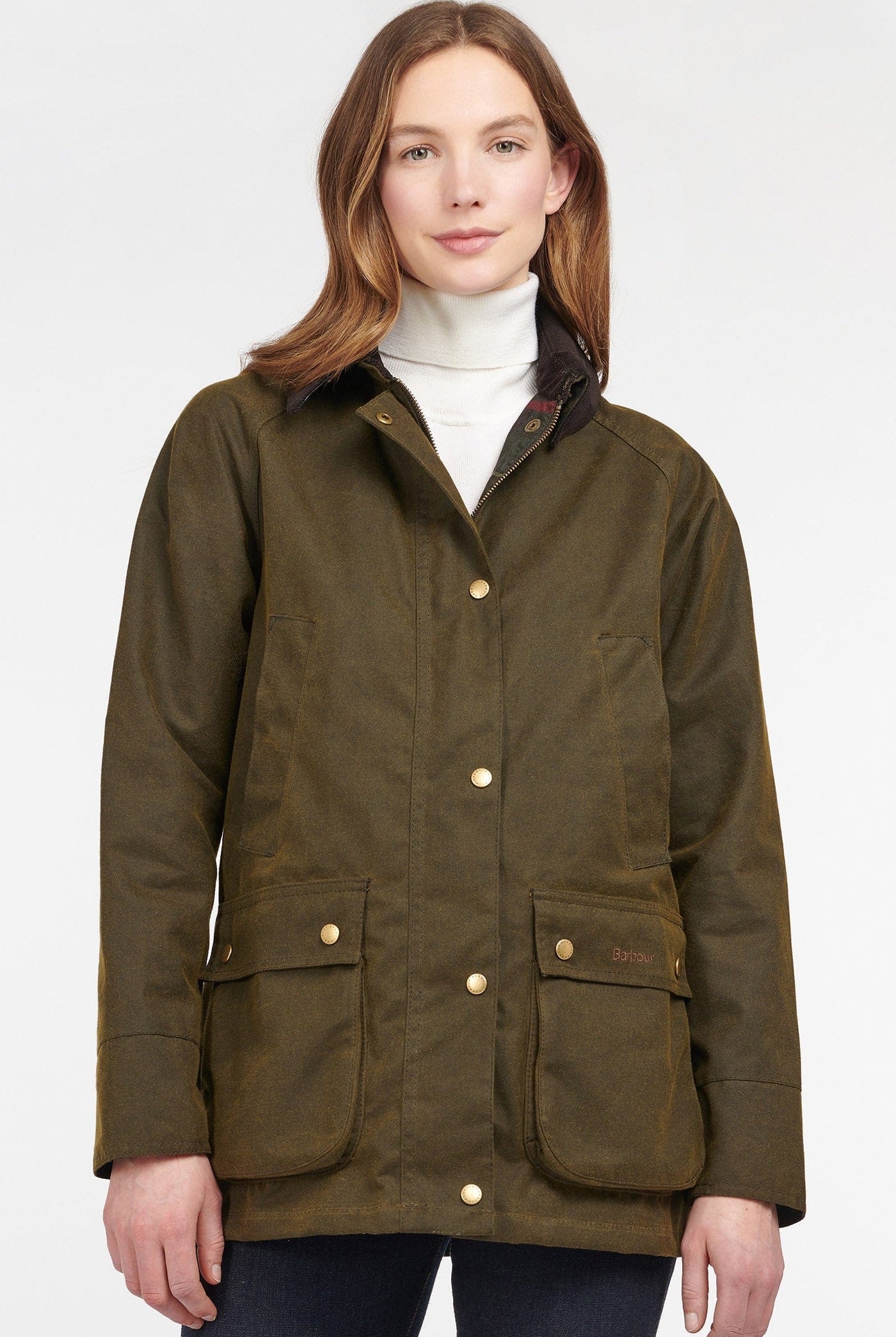 Barbour Acorn Wax Jacket - Olive