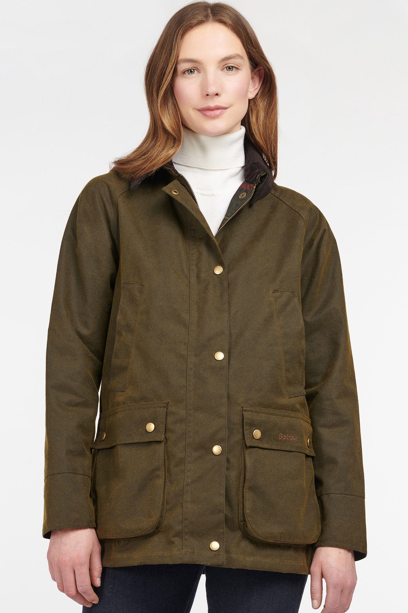 Barbour Acorn Wax Jacket - Olive