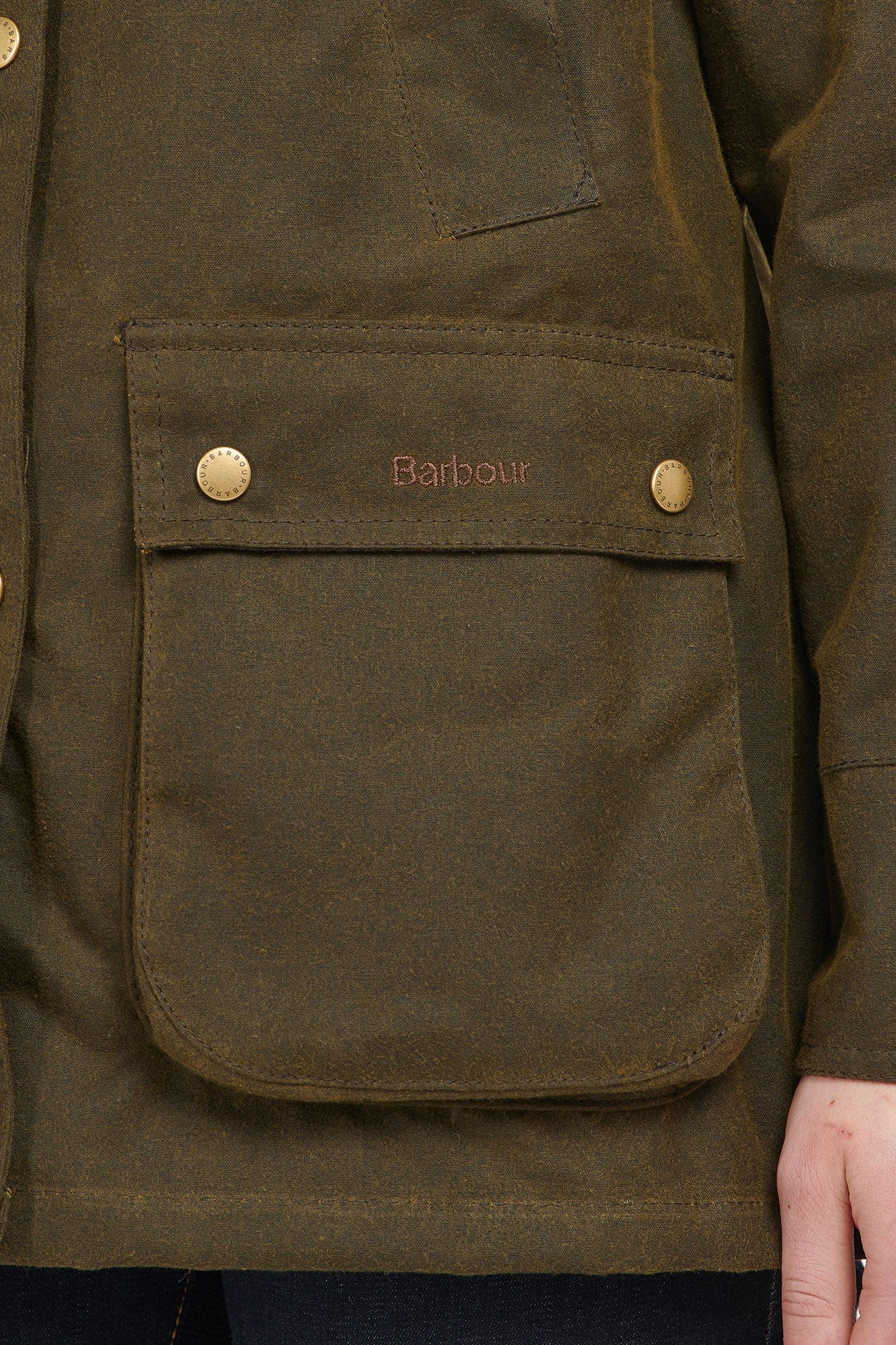 Barbour Acorn Wax Jacket - Olive