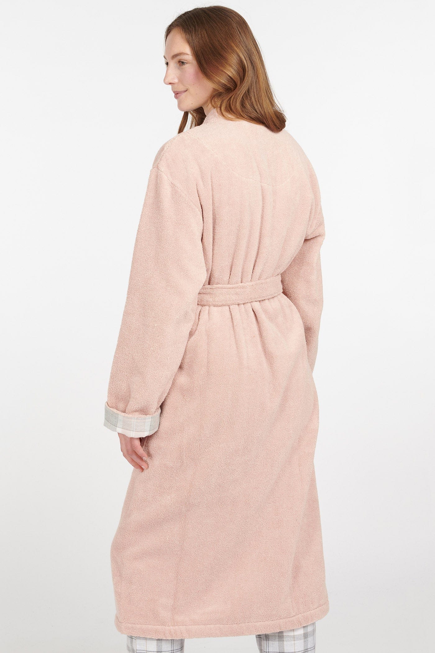 Barbour Ada Dressing Gown - Light Pink