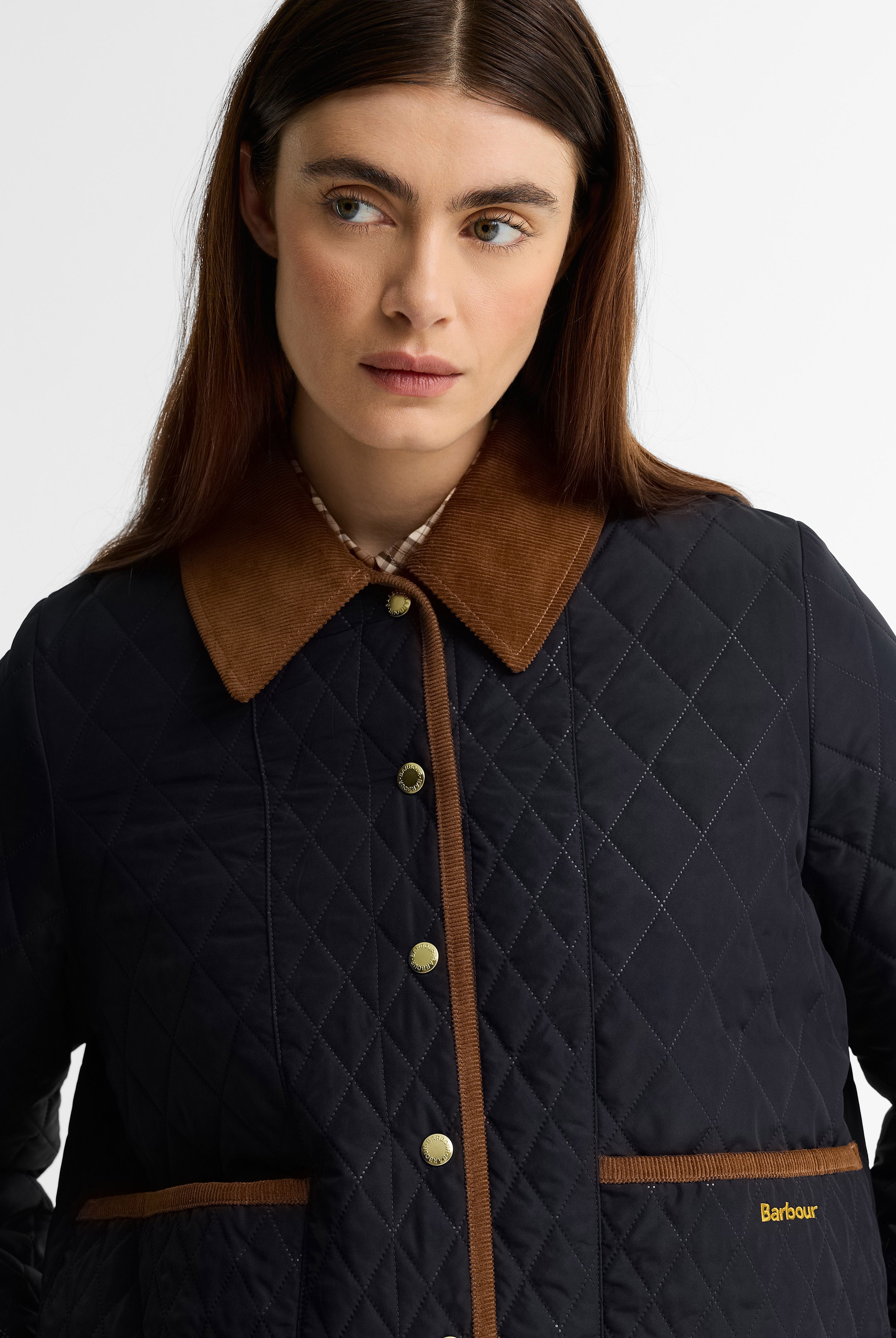 Barbour Ainsdale Quilted Jacket - Dark Navy/Ancient