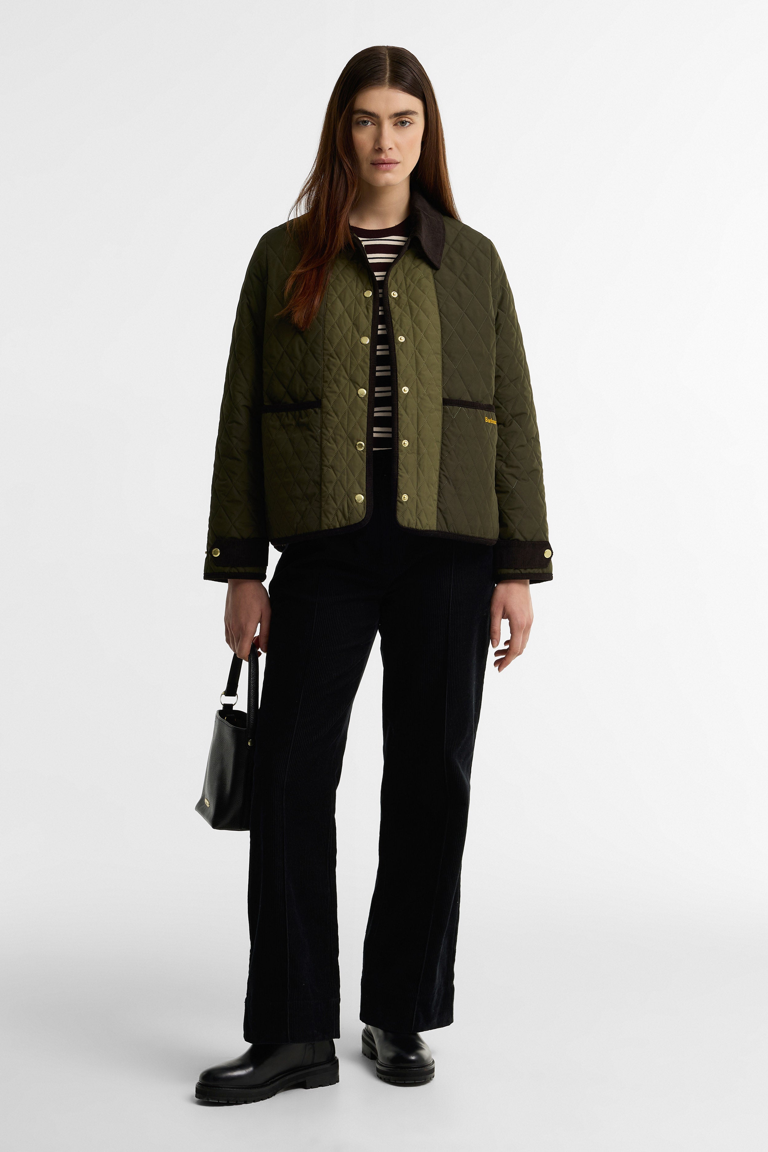 Barbour Ainsdale Quilted Jacket - Olive/Fern/Shadow Classic