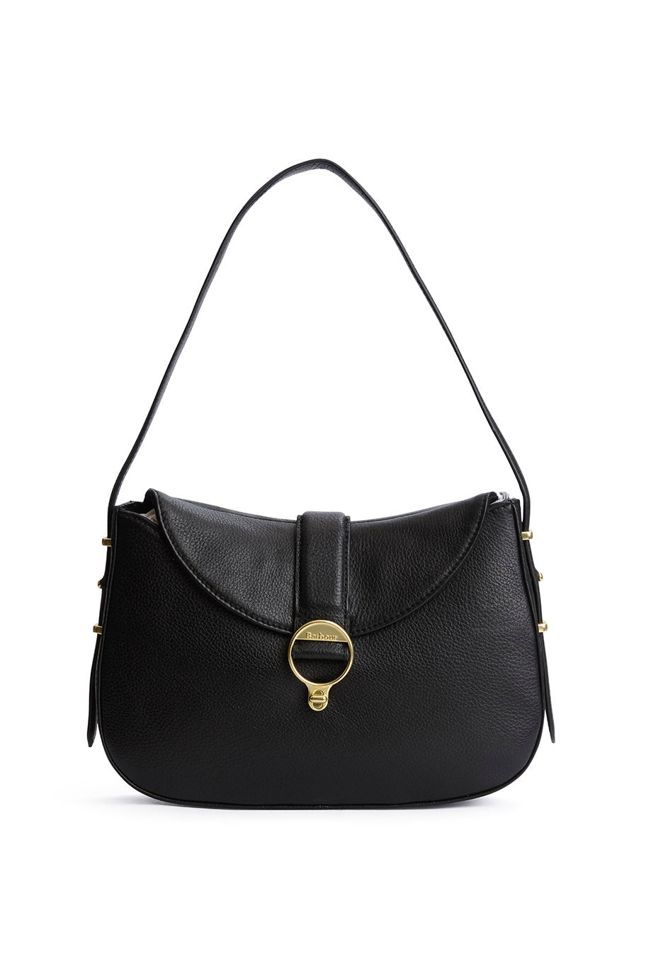 Barbour Alder Leather Sling Bag - Black LBA0493_BK11_OS