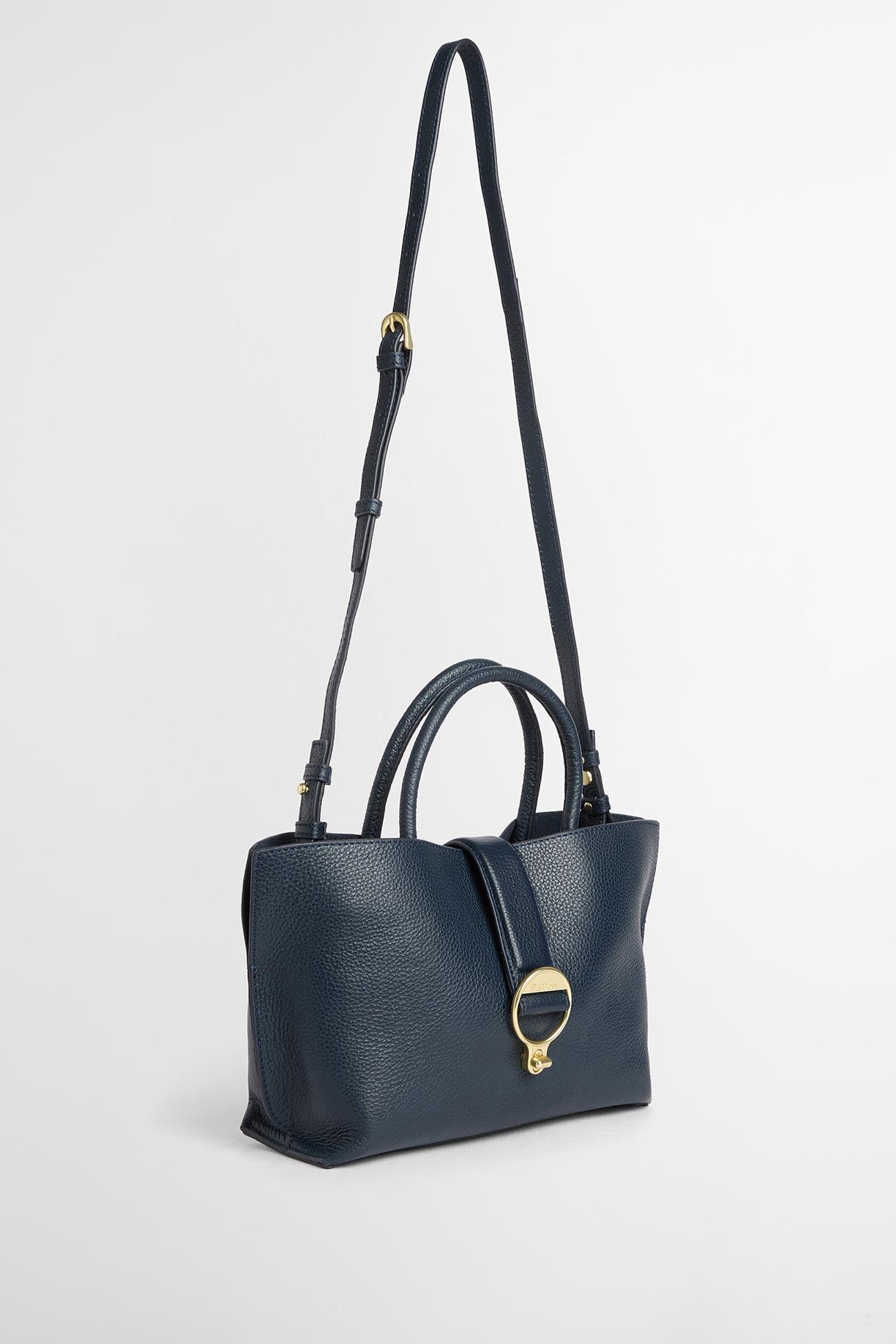 Barbour Alder Mini Leather Bag - Navy LBA0547_NY71_OS