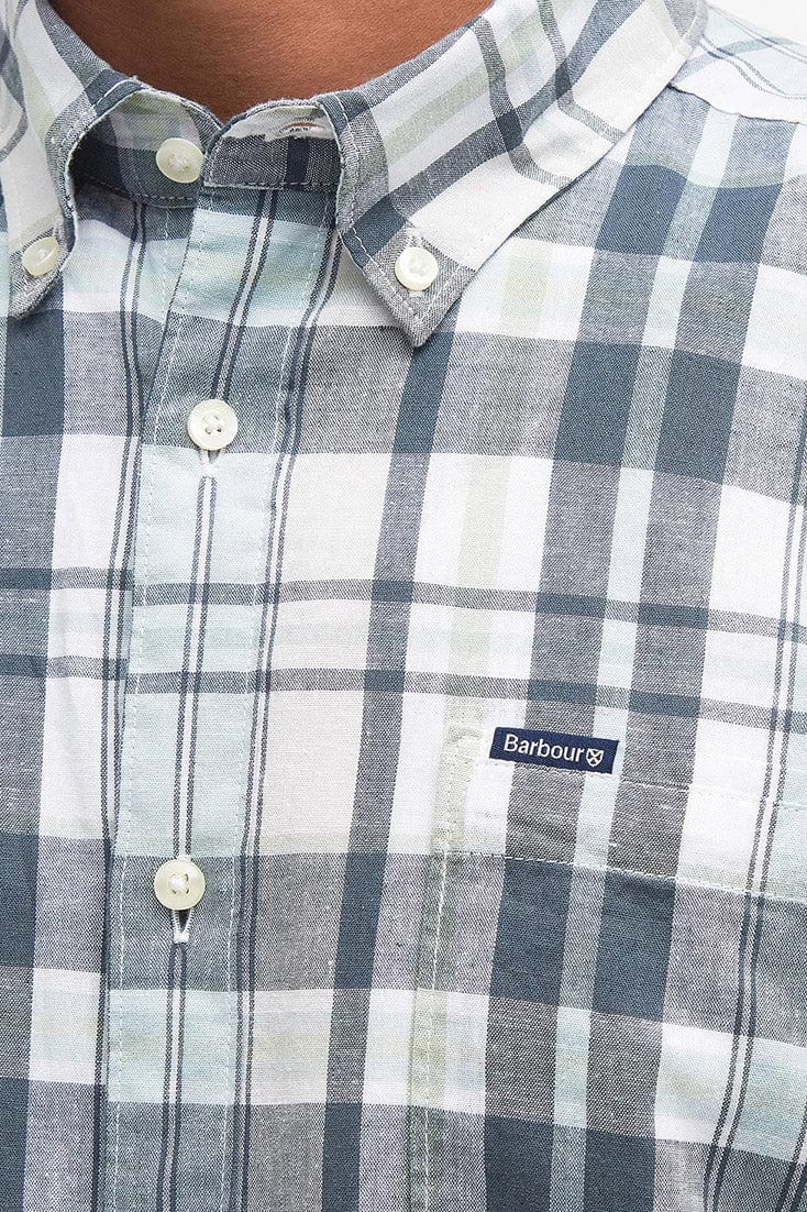 Barbour Alford Tailored Short Sleeve Shirt - Classic White