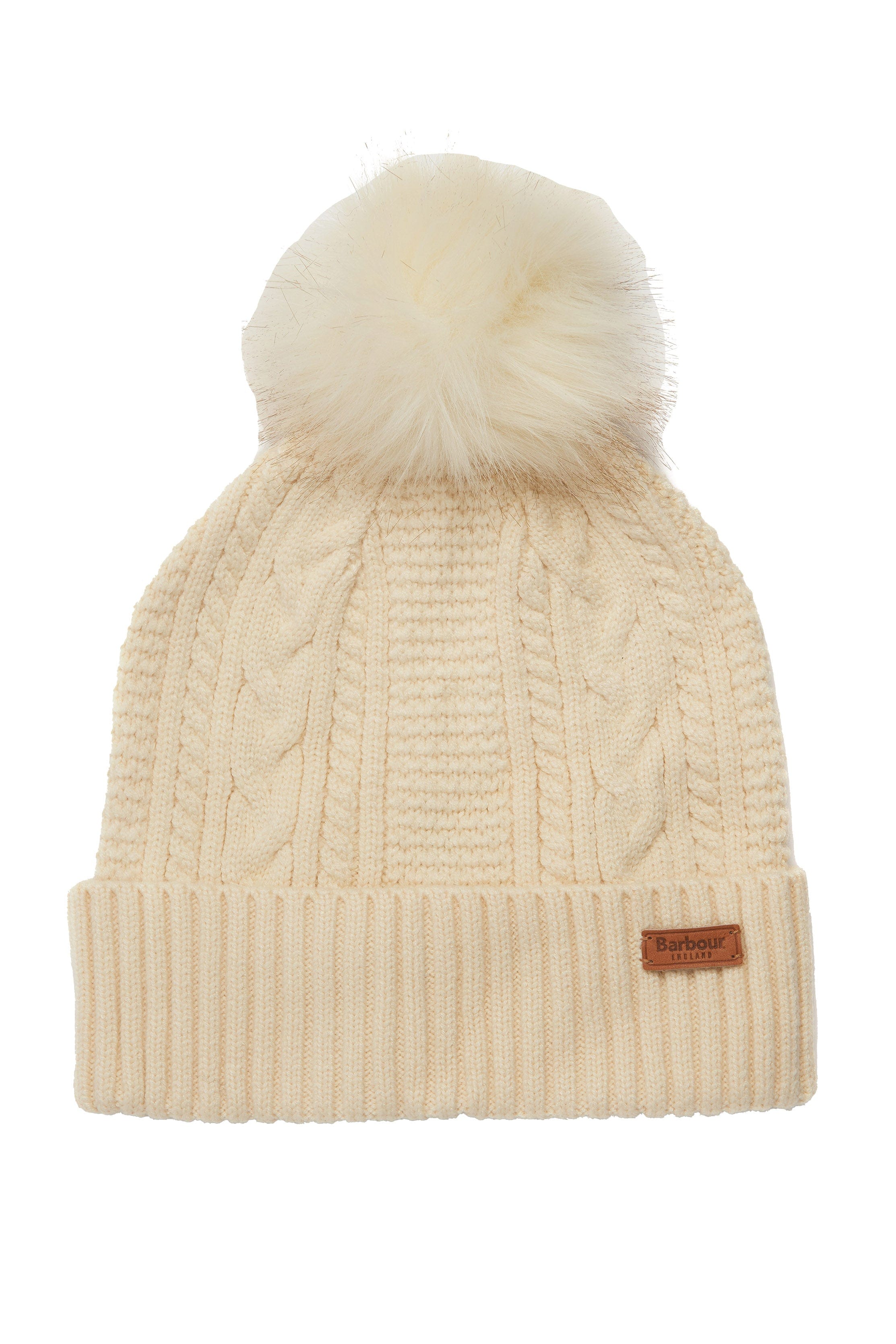 Barbour Alnwick Beanie - Cream LHA0454_CR11_OS