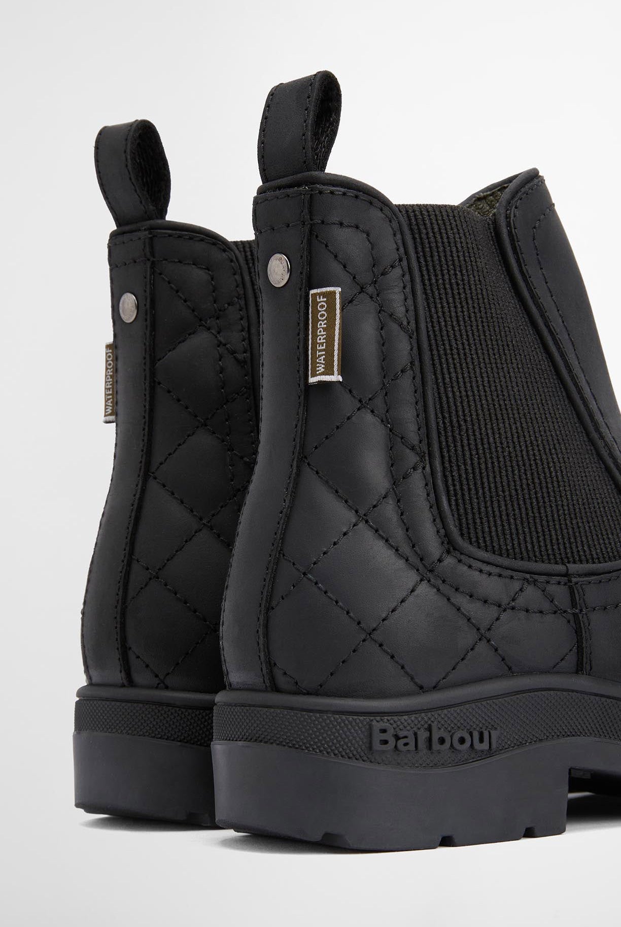 Barbour Amble Chelsea Boots - Black Nubuck