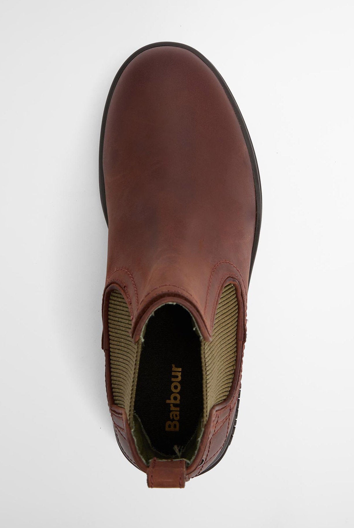 Barbour Amble Chelsea Boots - Mahogony/Choc Nubuck