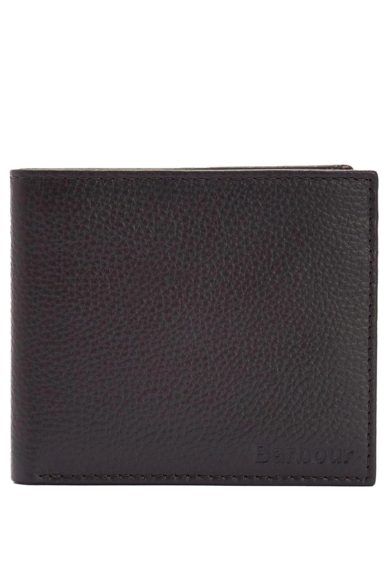 Barbour Amble Leather Billfold Wallet - Dark Brown MLG0007_BR71_OS