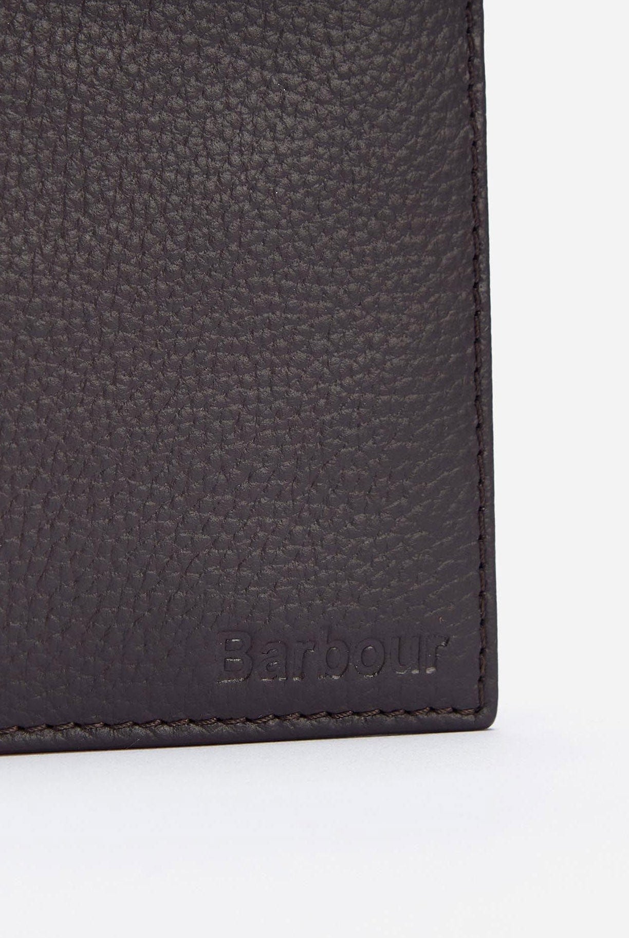 Barbour Amble Leather Billfold Wallet - Dark Brown MLG0007_BR71_OS
