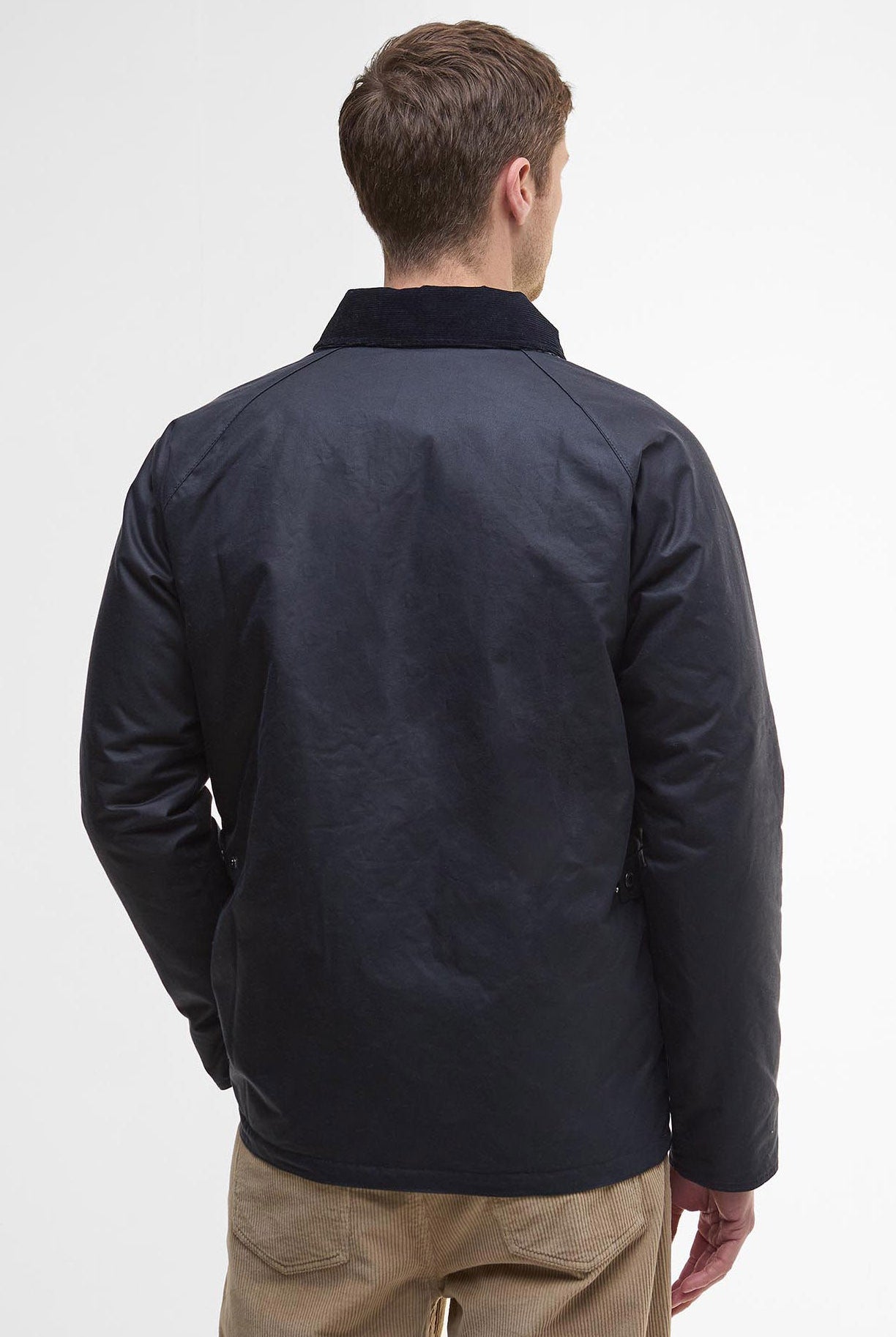 Barbour Ambleside Waxed Jacket - Navy
