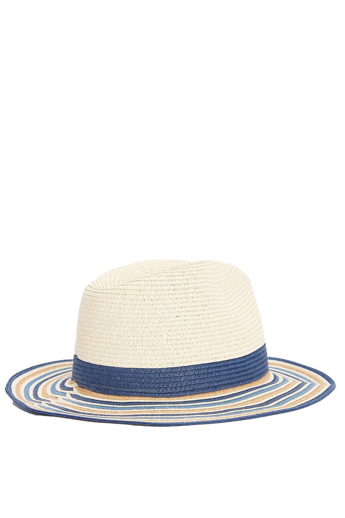 Barbour Amelda Fedora - Natural/Navy