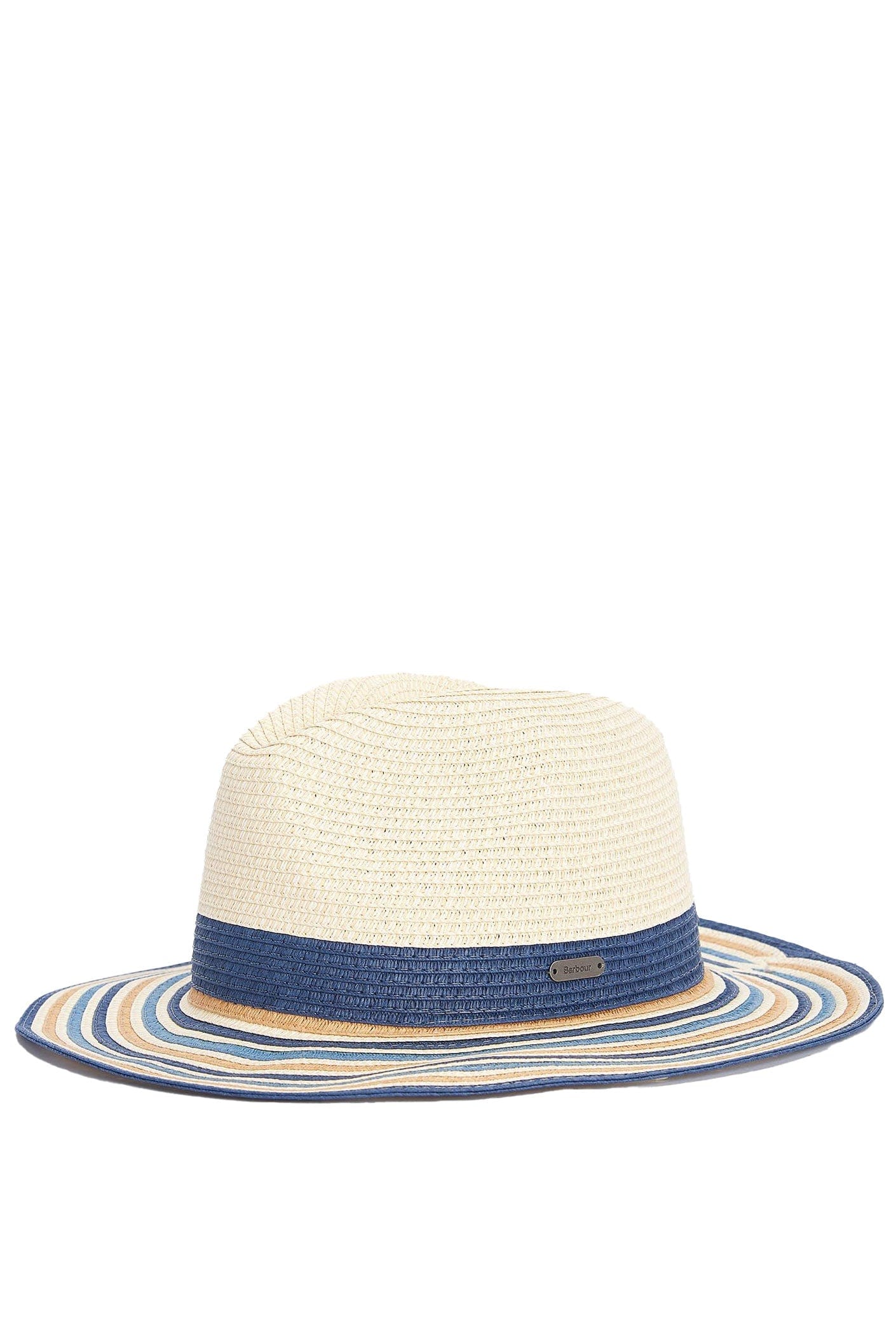 Barbour Amelda Fedora - Natural/Navy