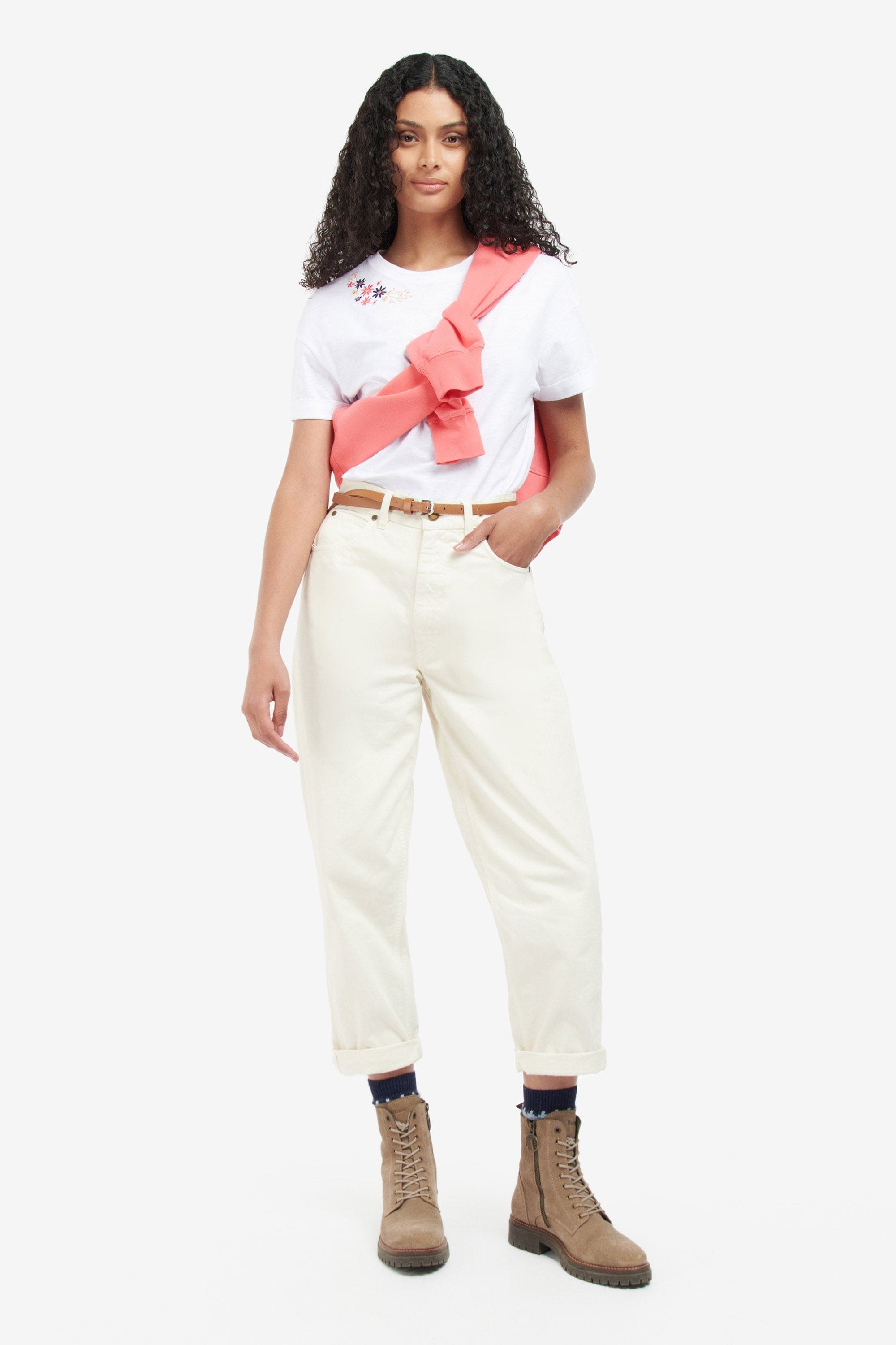 Barbour Apia Tee - White