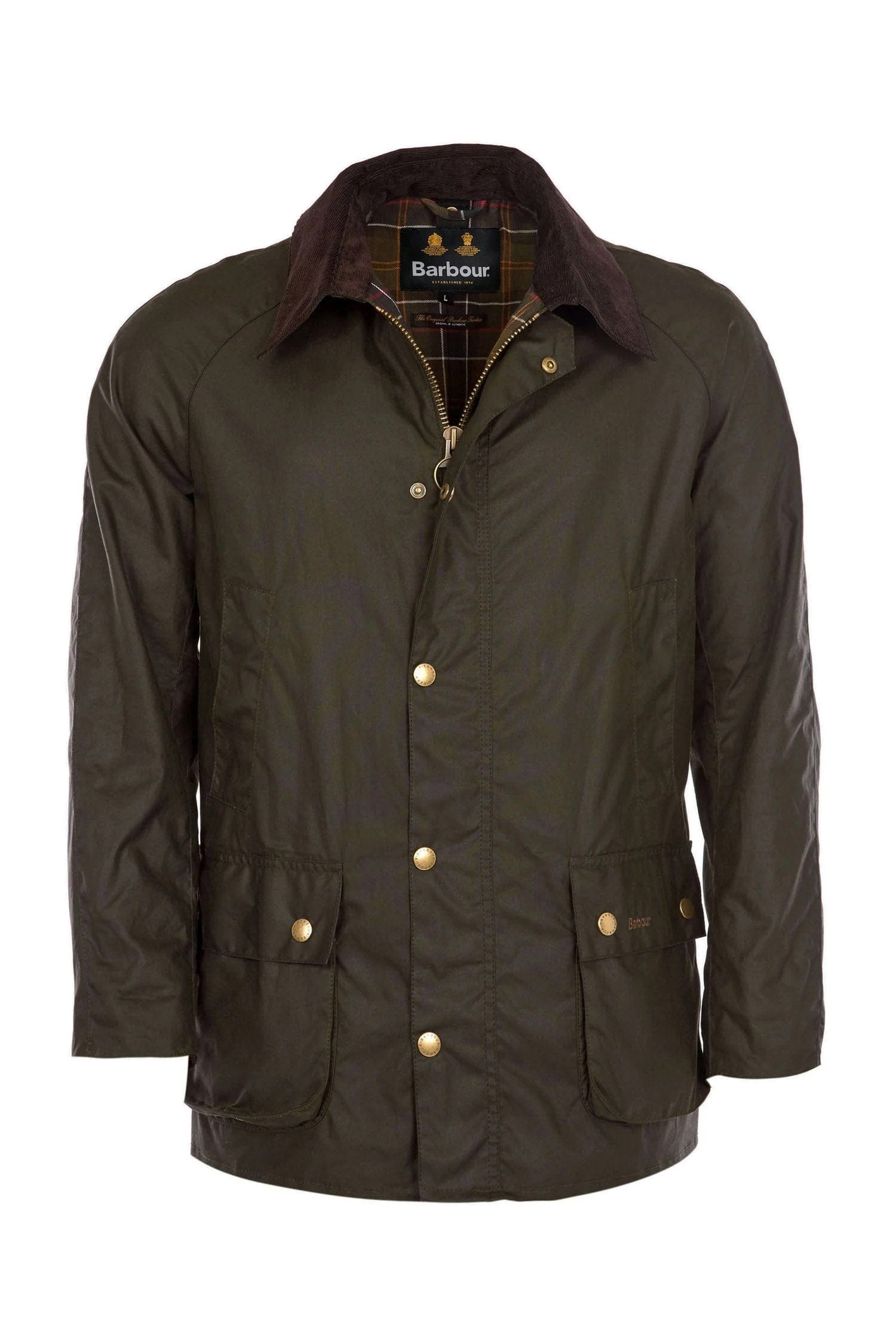 Barbour Ashby Wax Jacket - Olive