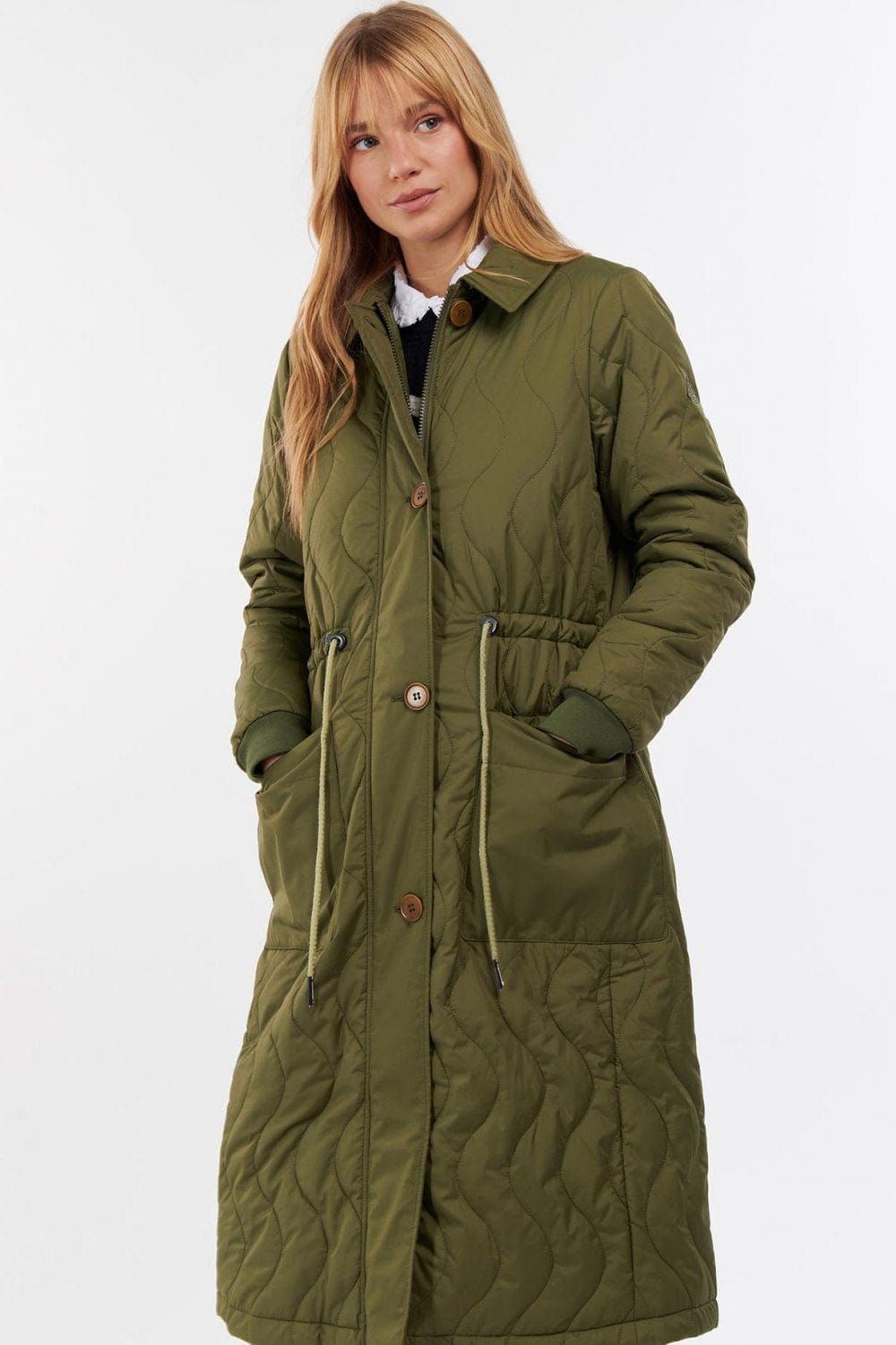 Barbour Astley Quilted Jacket - Dark Moss