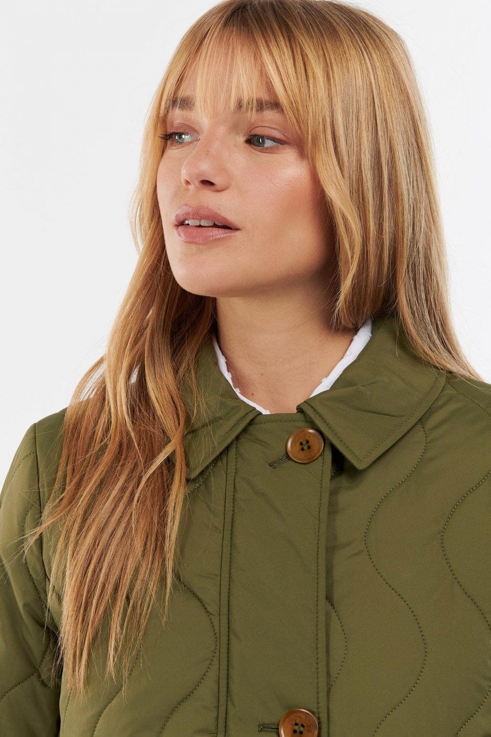 Barbour Astley Quilted Jacket - Dark Moss